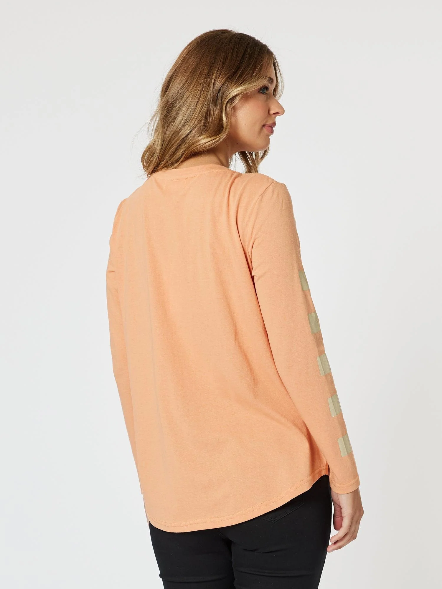 Be Square Long Sleeve Tee - Melon