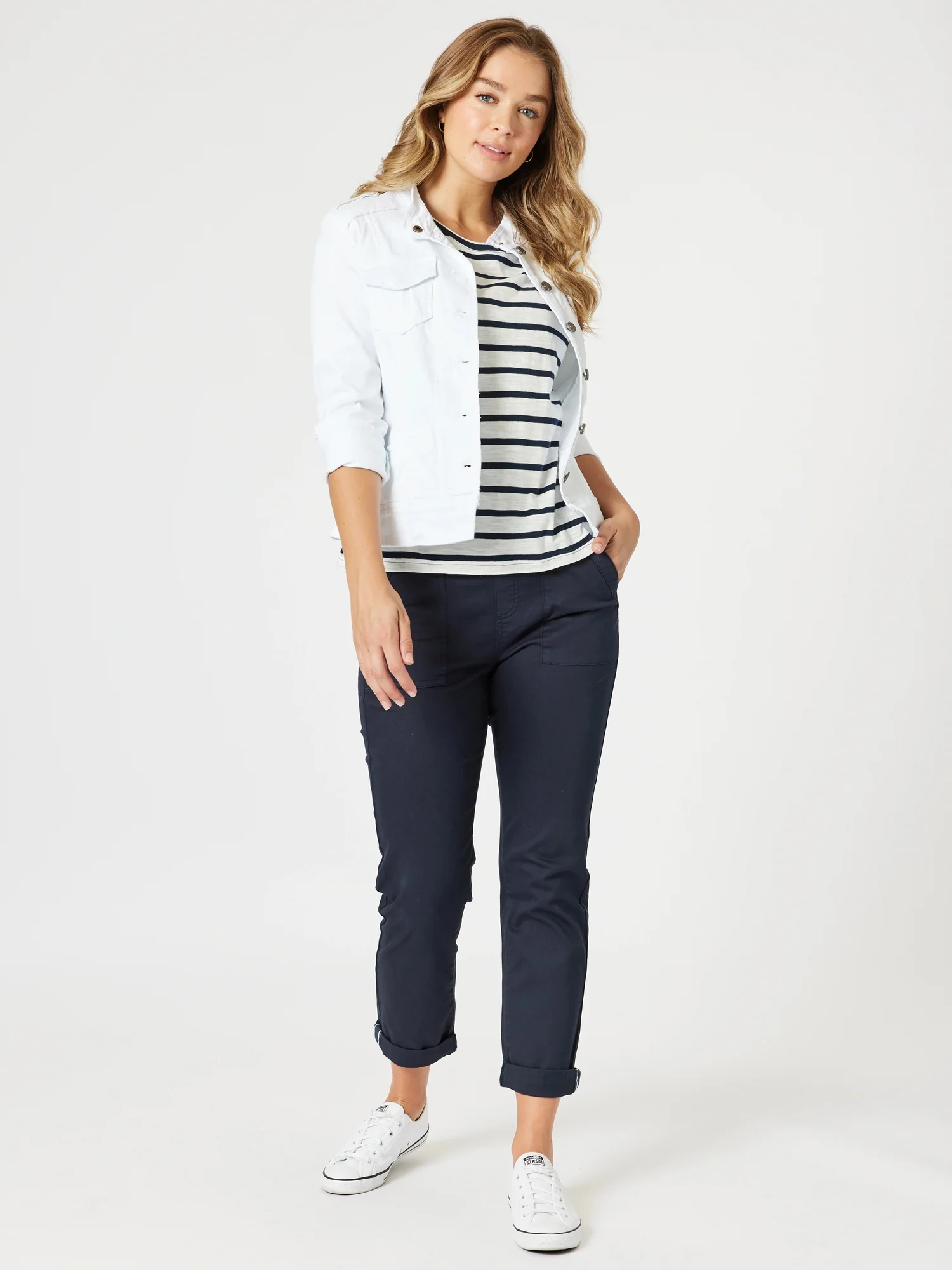 New Isabella Pant - Navy