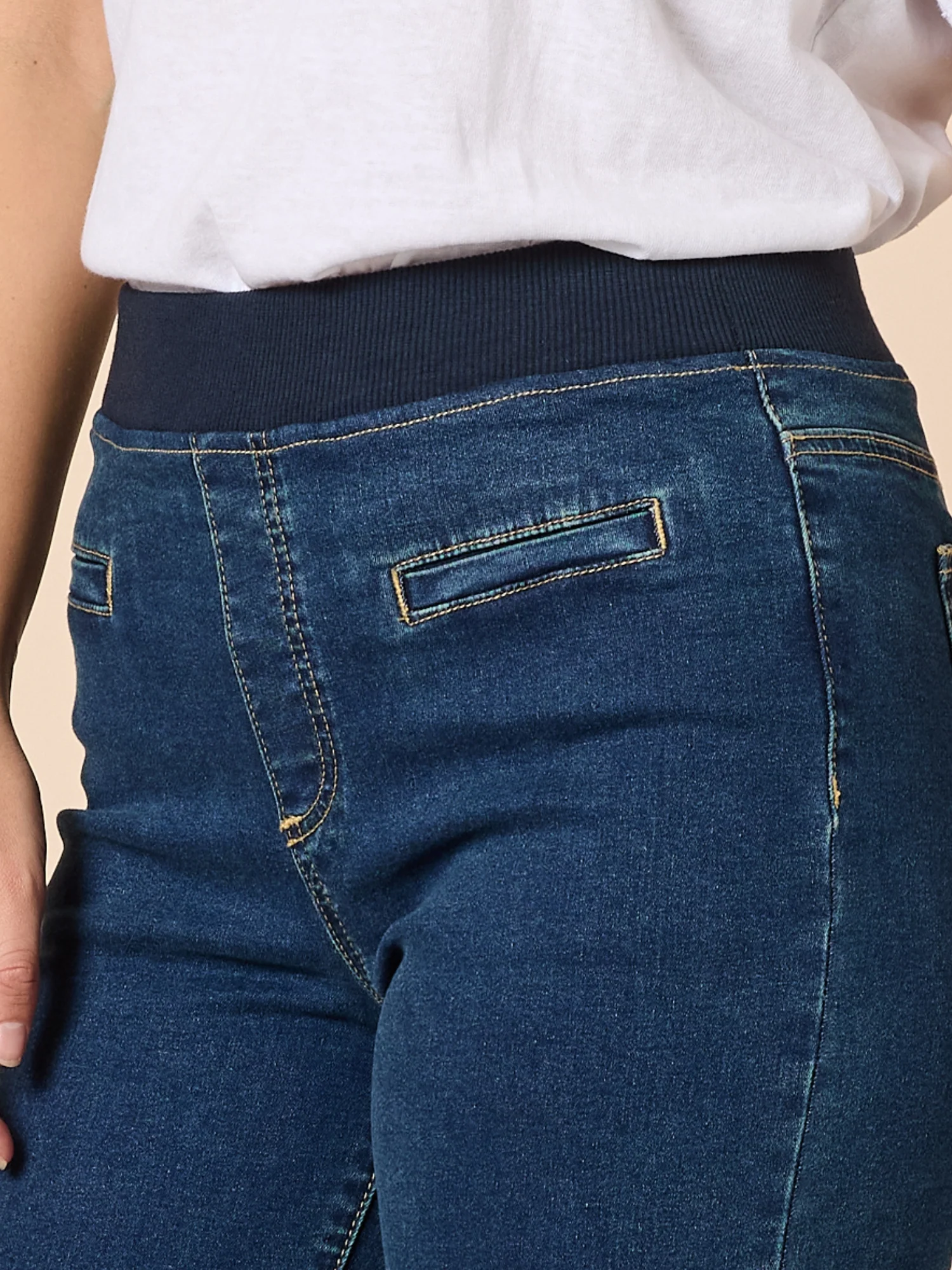 Maddy High Rise Wide Leg Jean - Dark Denim