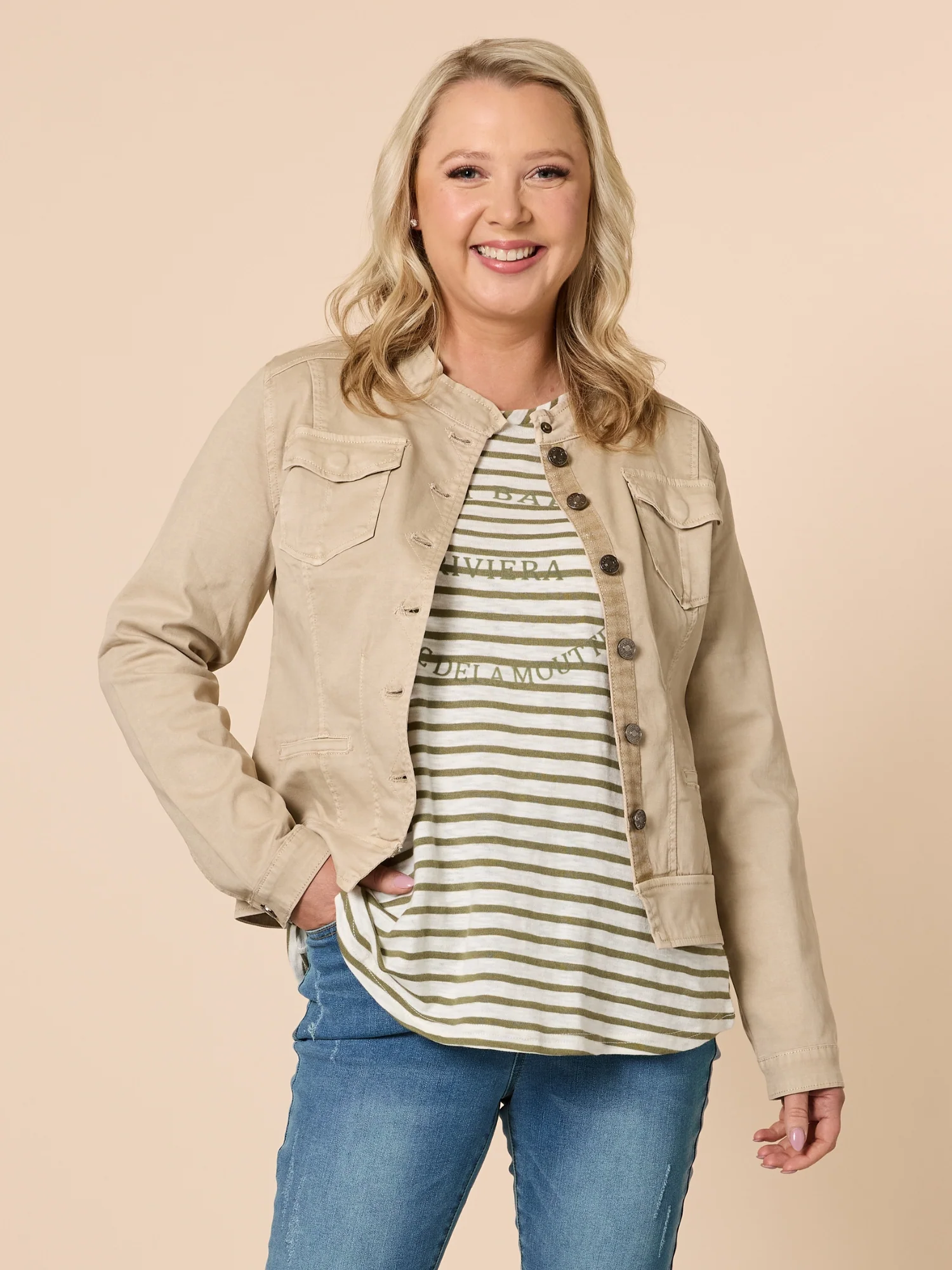 Maggie Denim Jacket - Natural