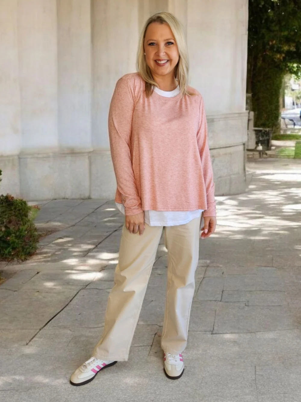 Lucy Stretch Cord Pant  - Natural