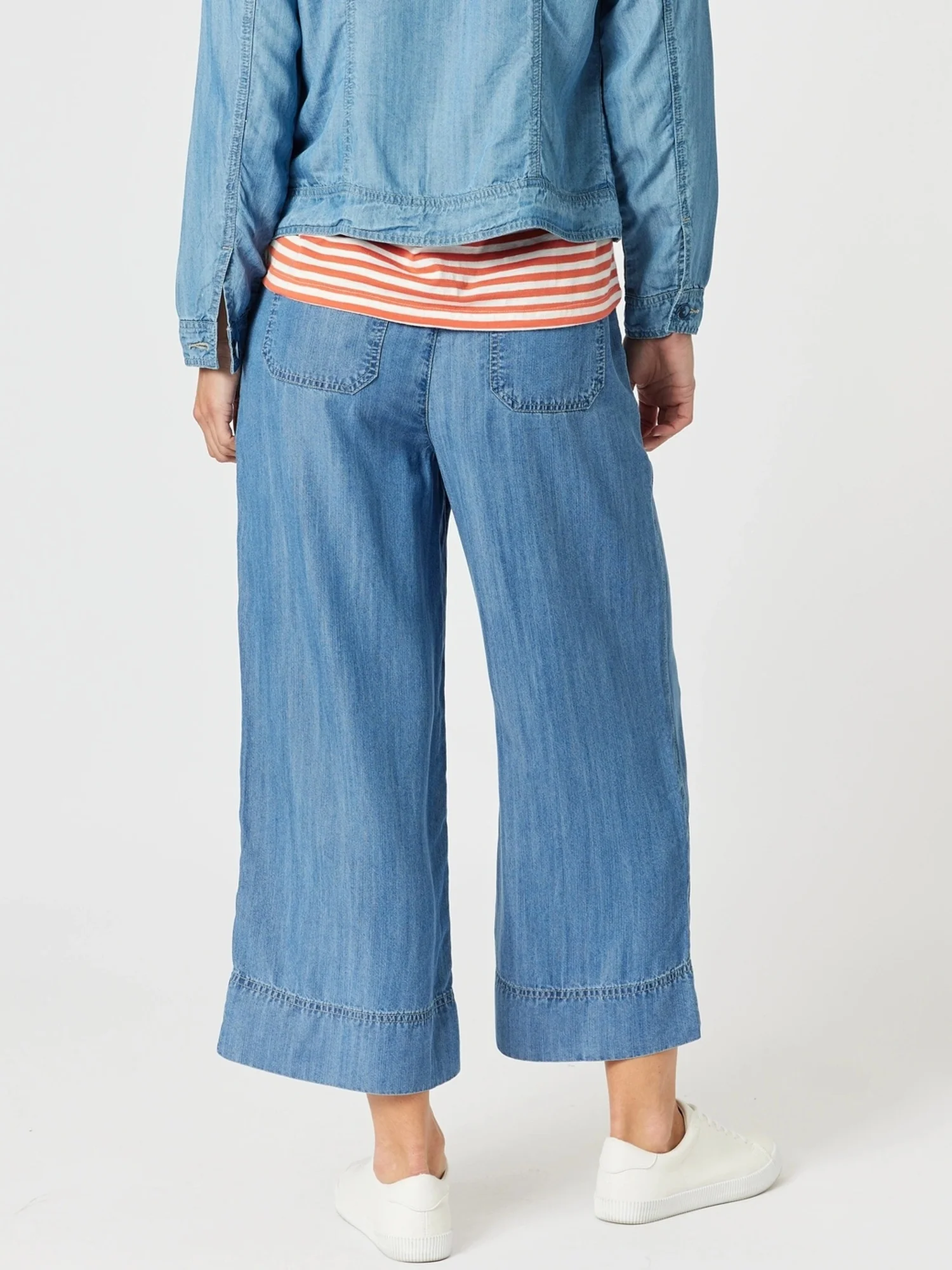 Sandie Wide Leg Pant - Denim