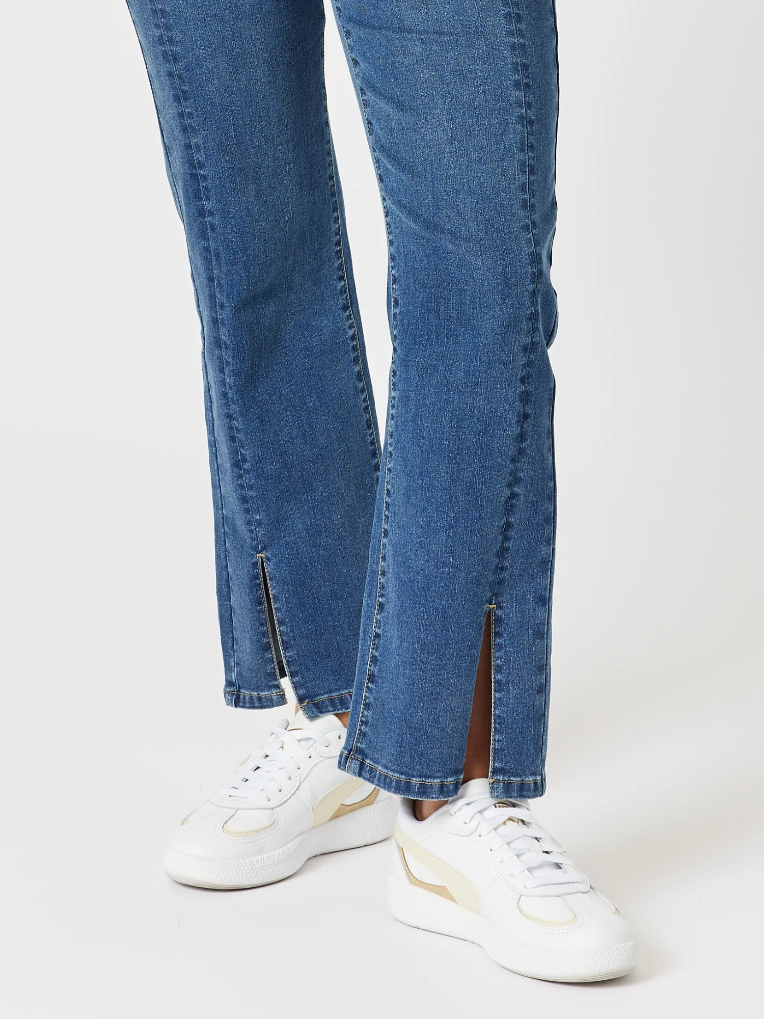 Republic Straight Leg Split Jean - Denim