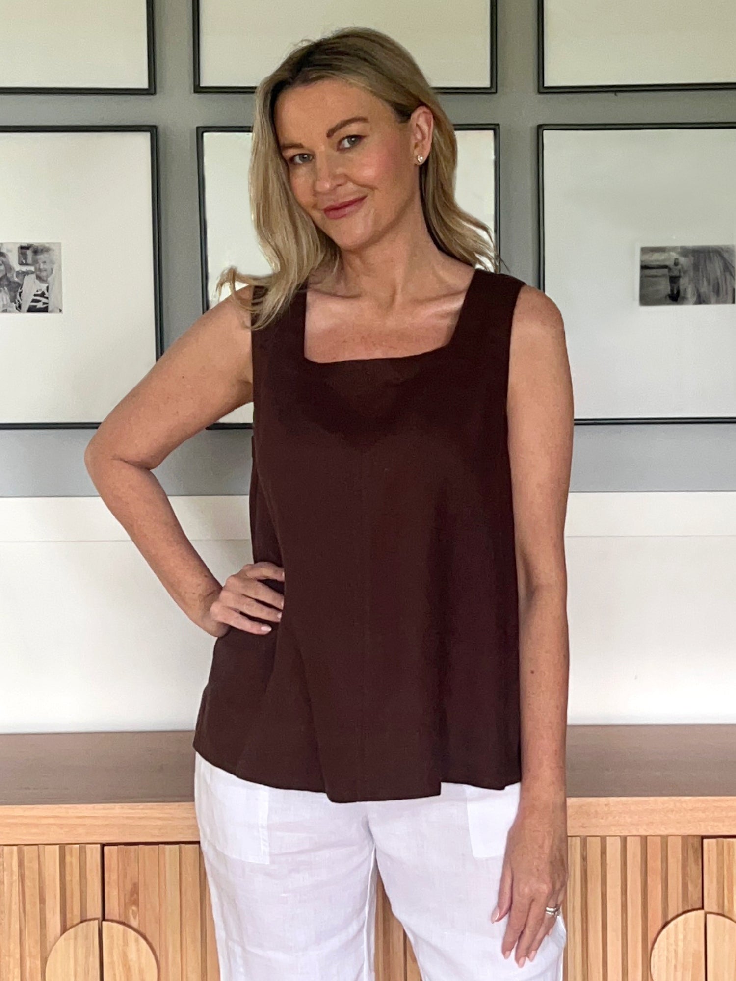 Miley Linen Cami - Koko