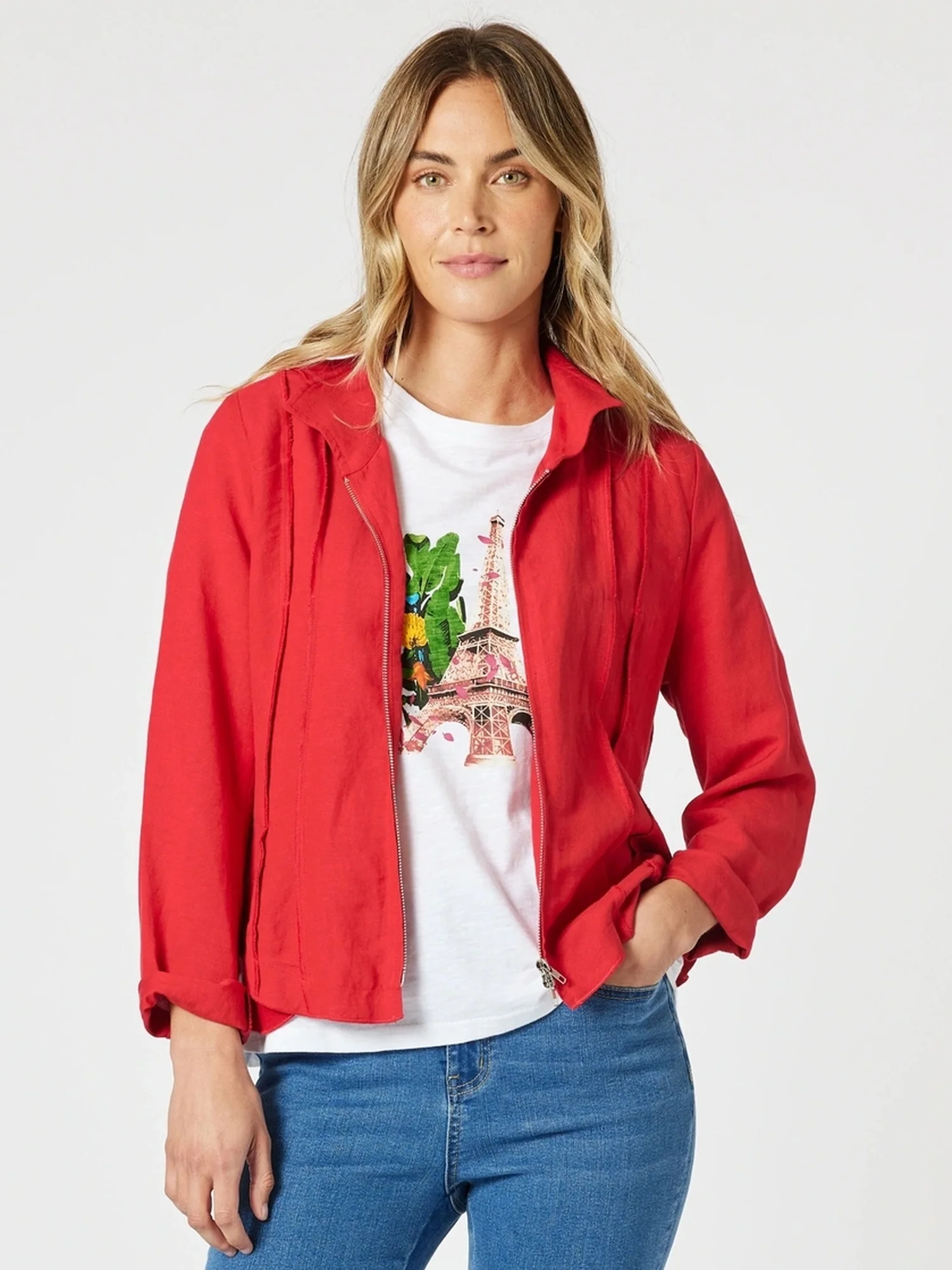 Lino Le Marais Jacket - Red