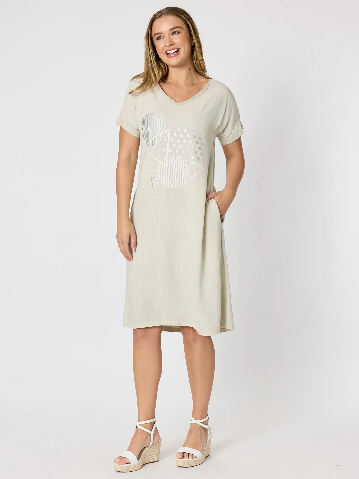 The Elements Dress - Natural