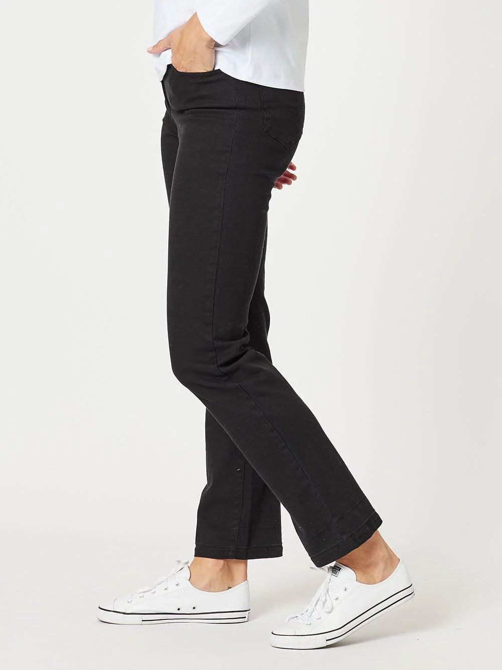 Miracle High Rise Jean - Black