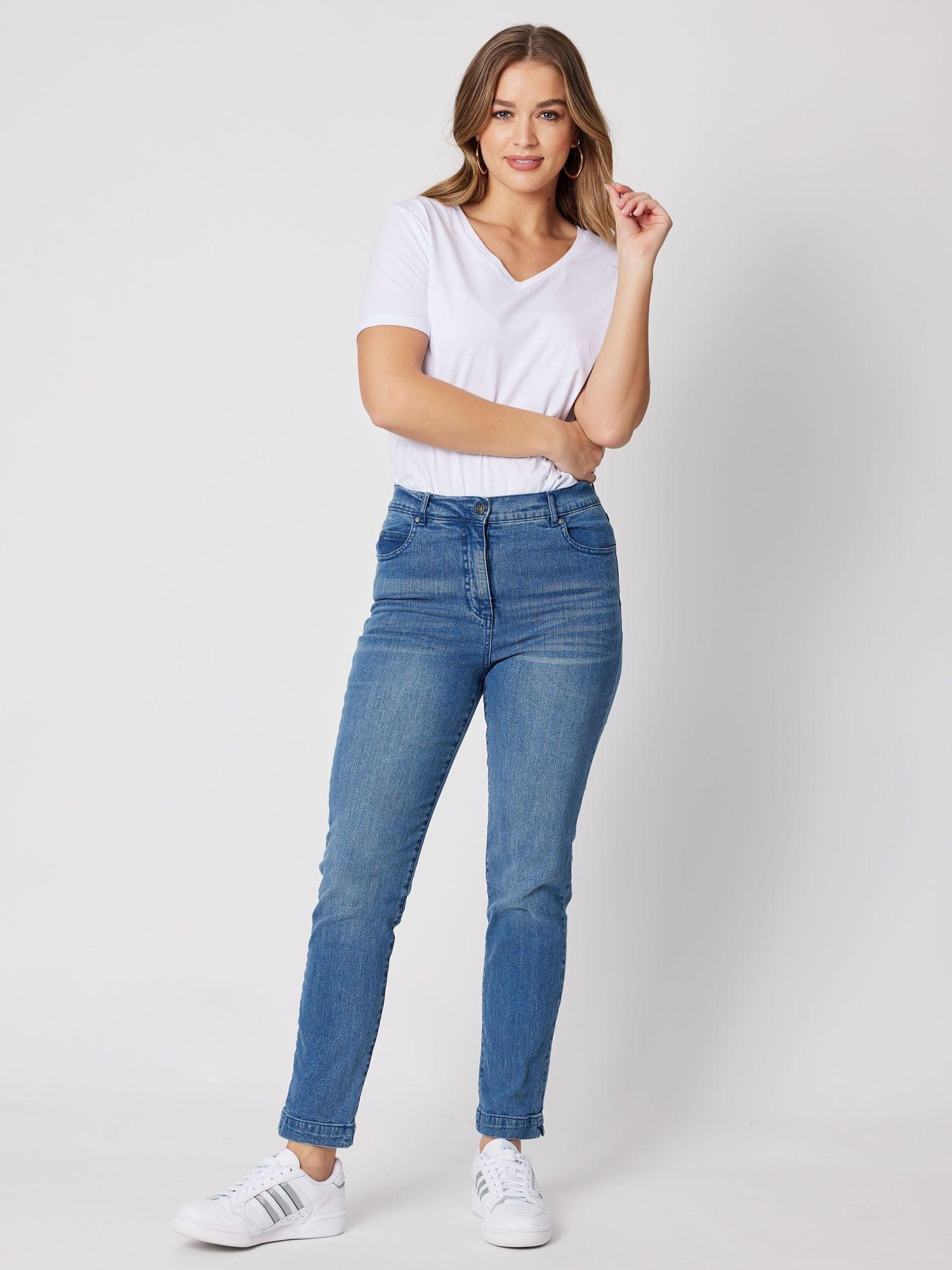 Miracle High Rise Jean - Washed Denim