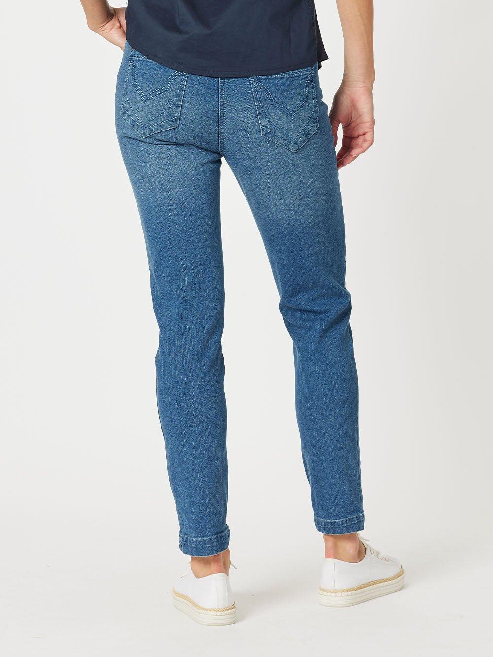 Miracle High Rise Jean - Washed Denim