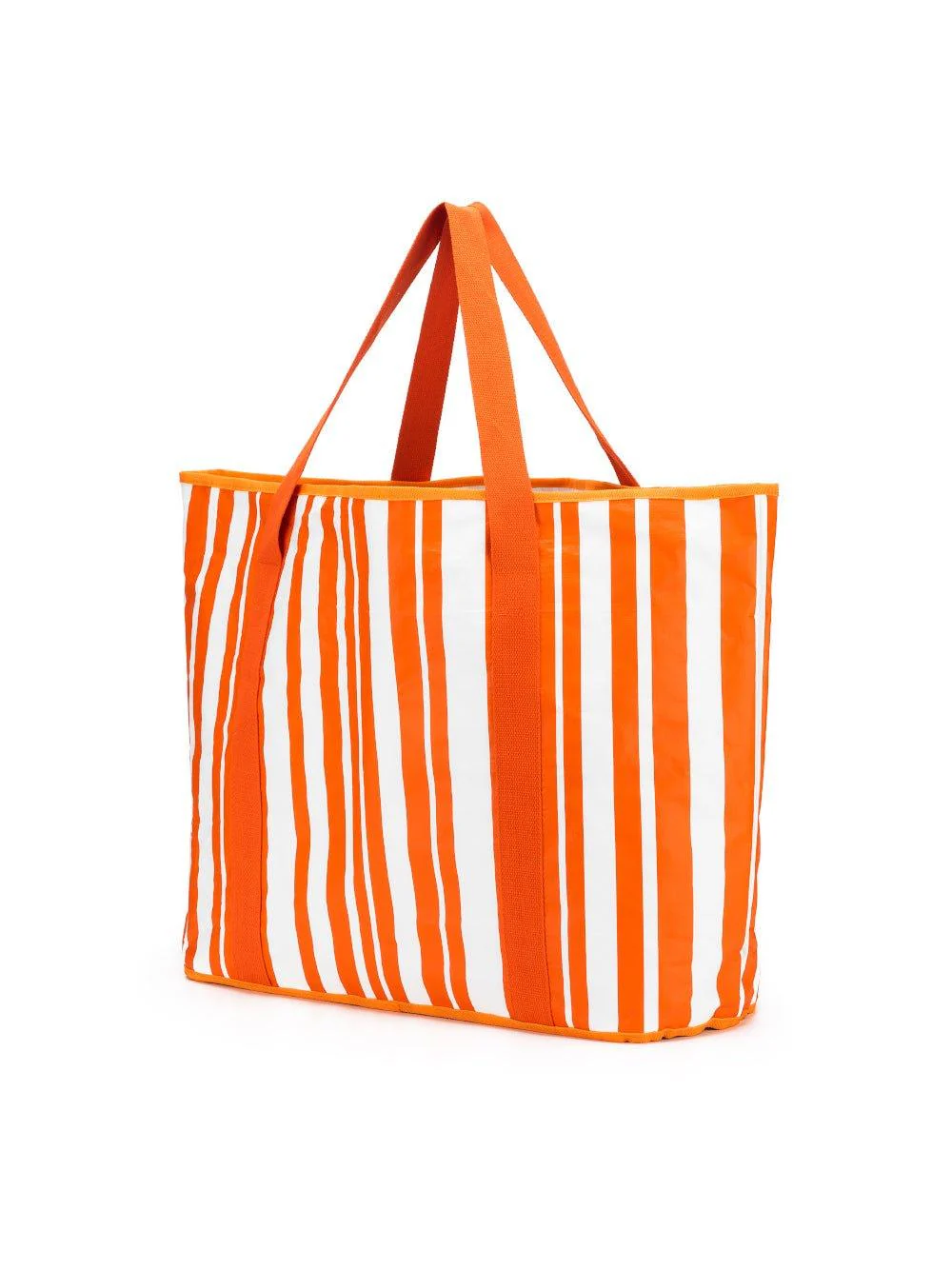 Sabbia Beach Bag Large - Orange Stripe