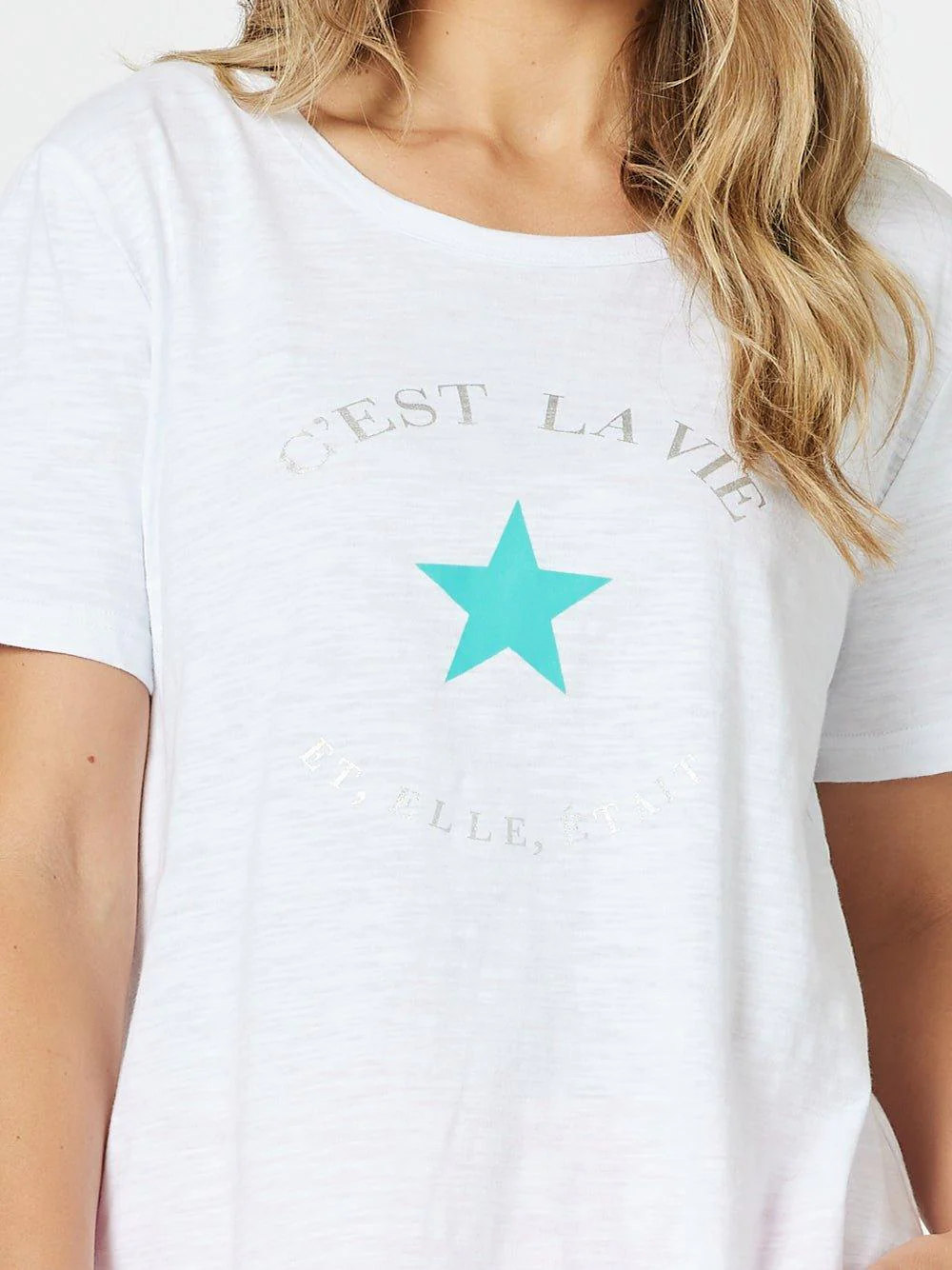 C'est La Vie Tee - White