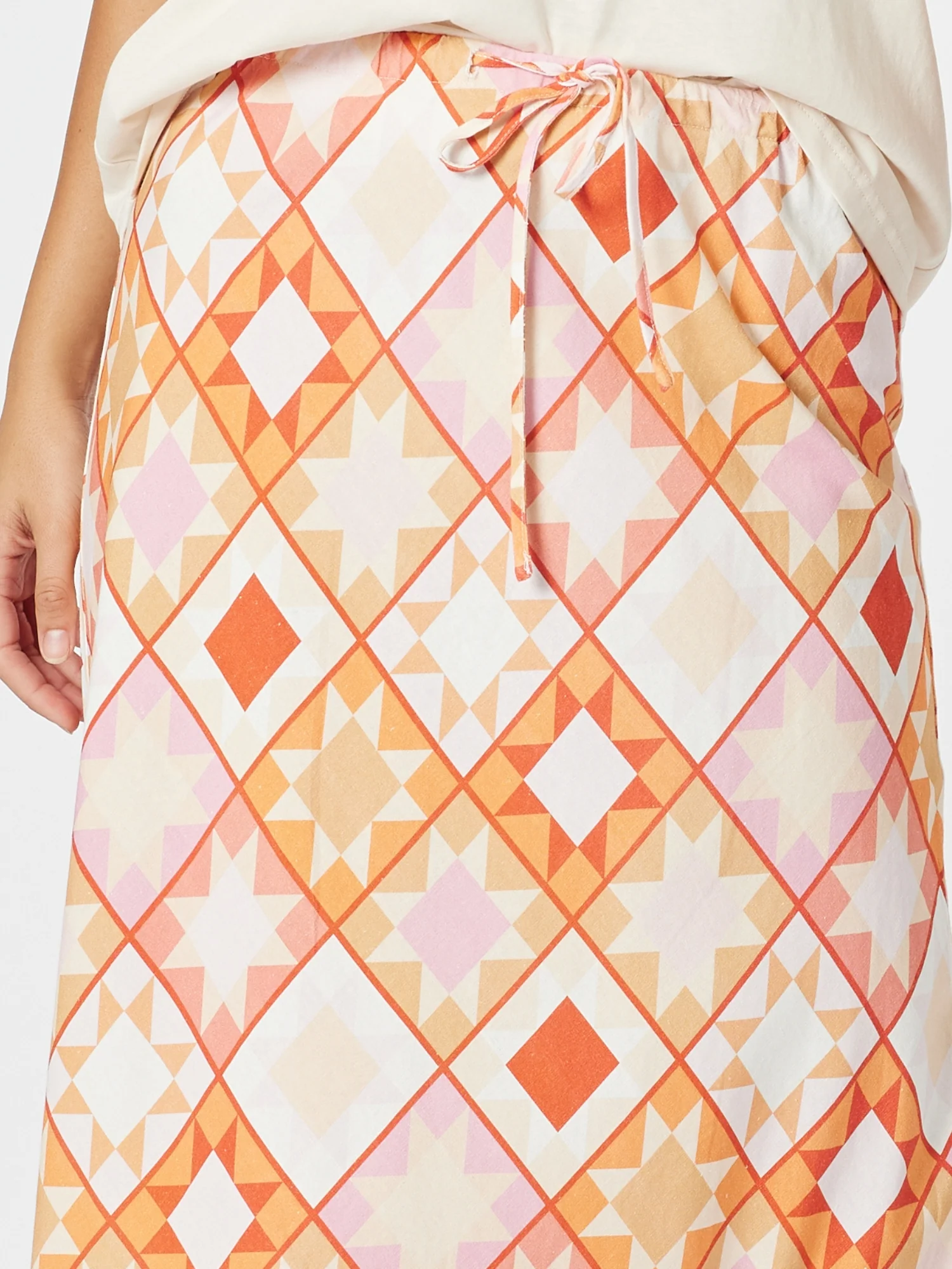 Corfu Print Skirt - Mango Multi