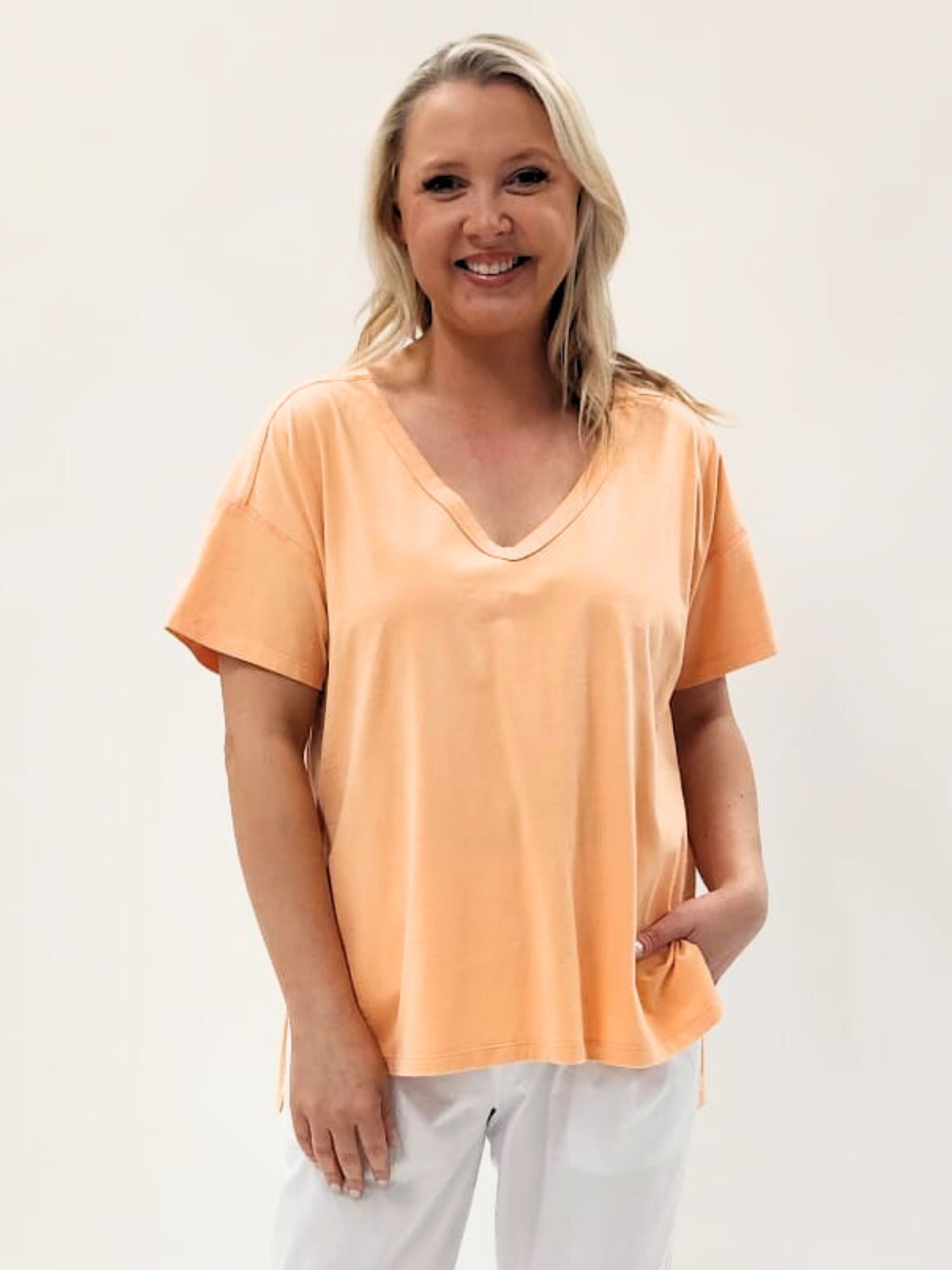 Stella Basic Tee - Orange