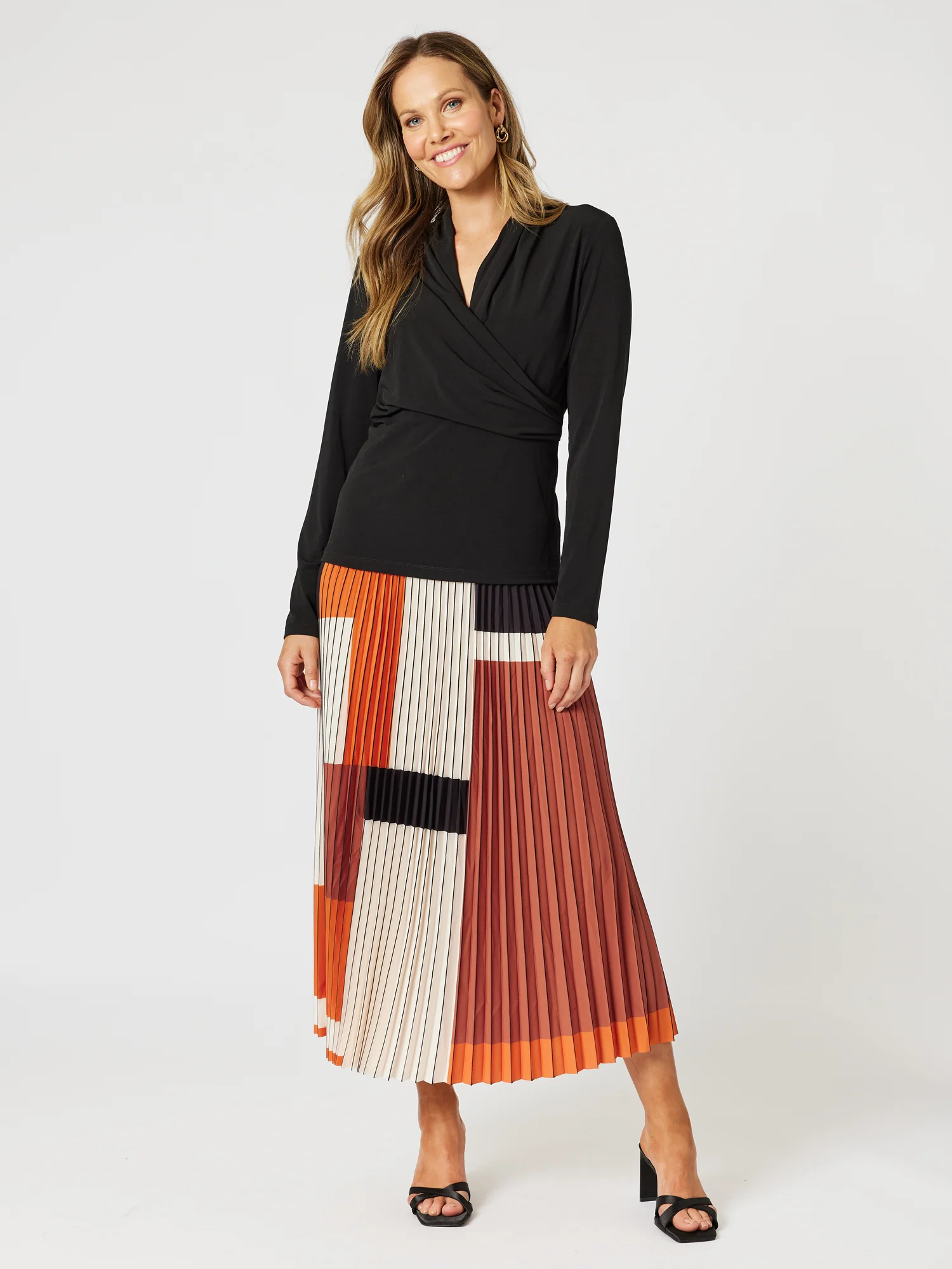 Opera Cross Front Top - Black