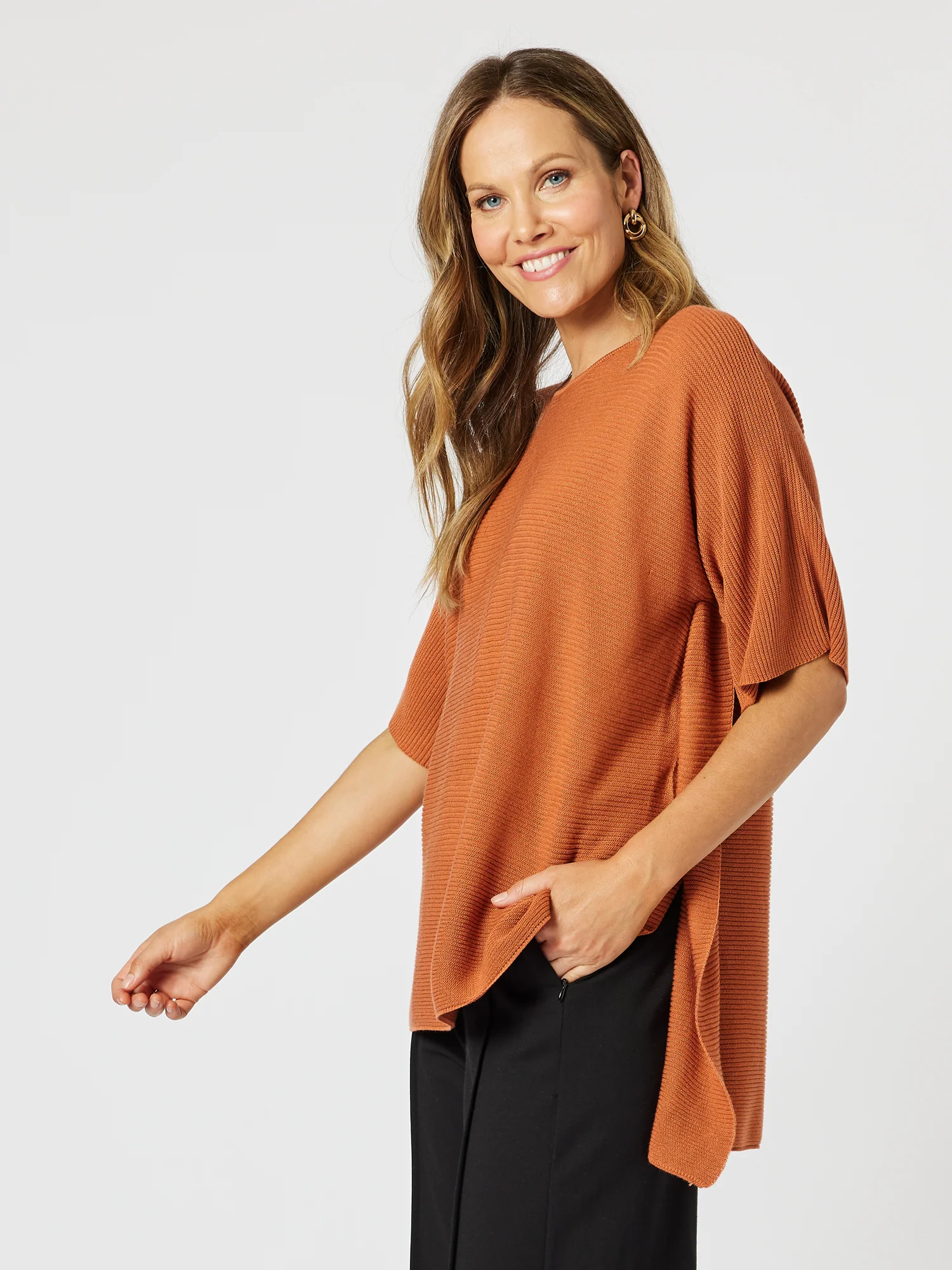 Relax Rib Knit - Spice