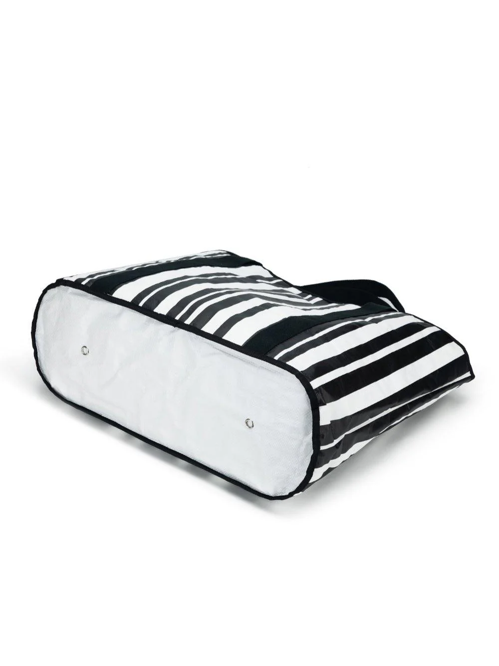 Sabbia Beach Bag Large - Black Stripe