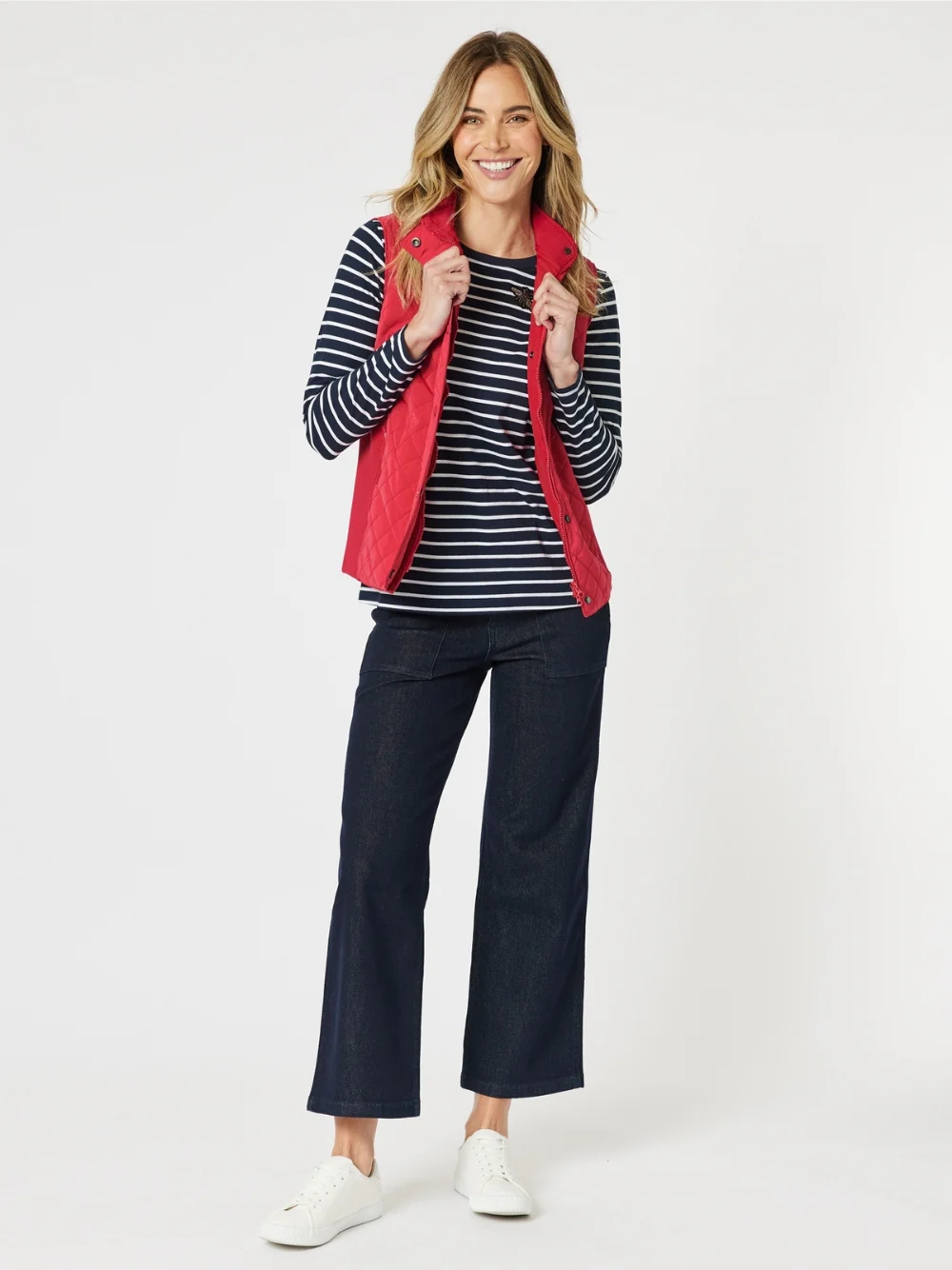 Brighton Puffer Vest - Red