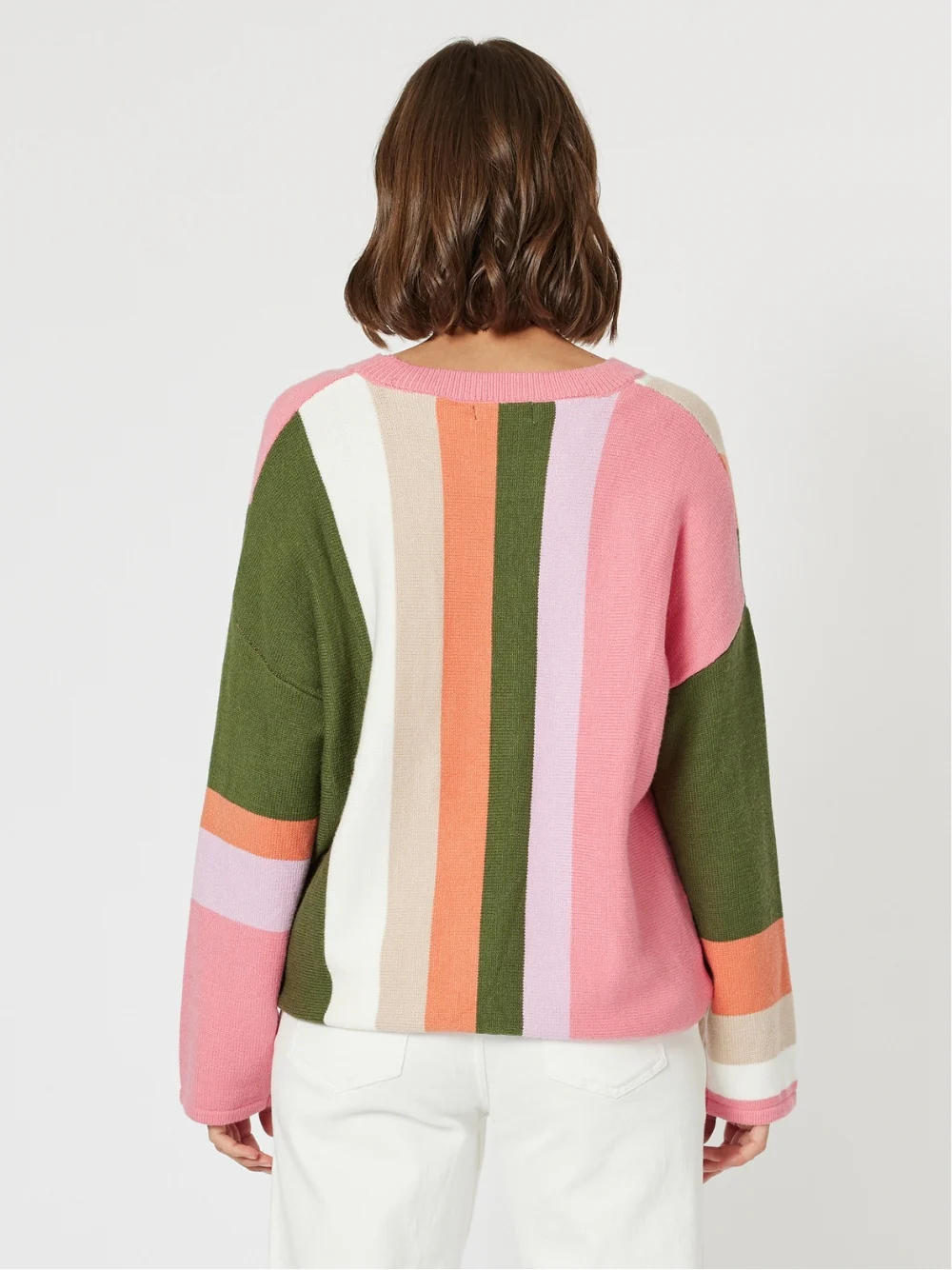 Indie Stripe Print Knit - Multi