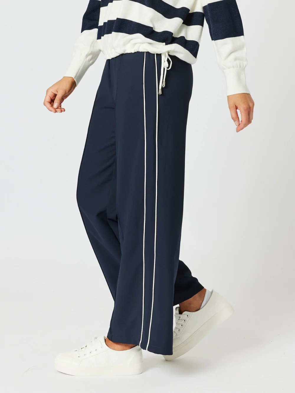 York Stripe Pant - Midnight