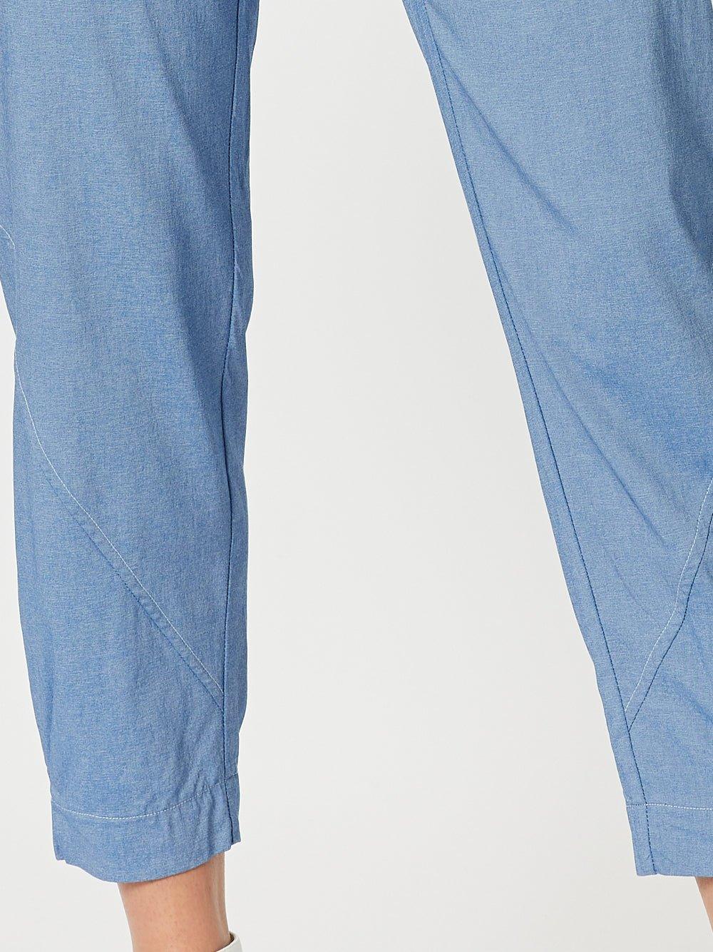 Parachute Stitch Detail Pant - Indigo Marle