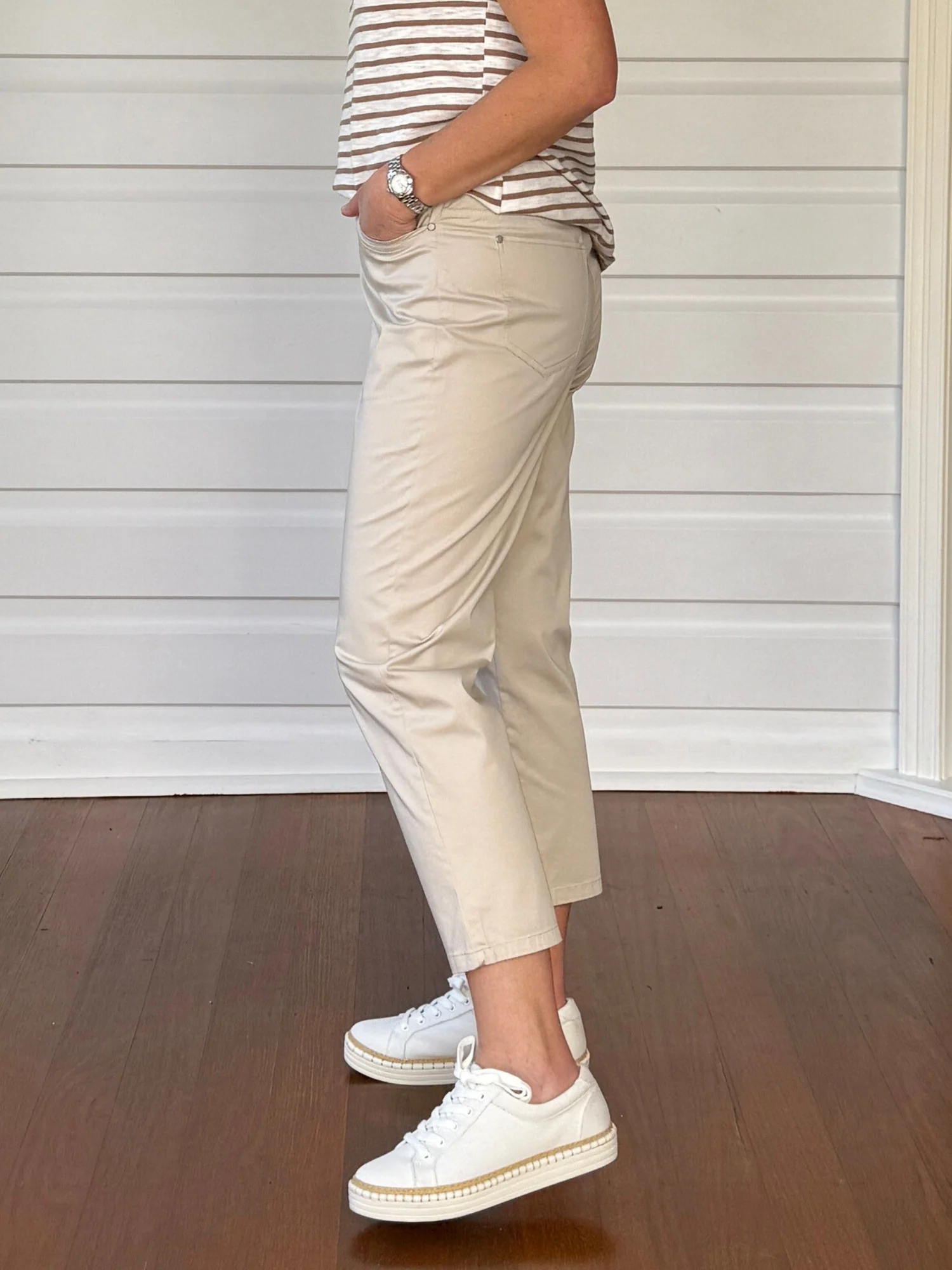 San Marino Pant - Natural