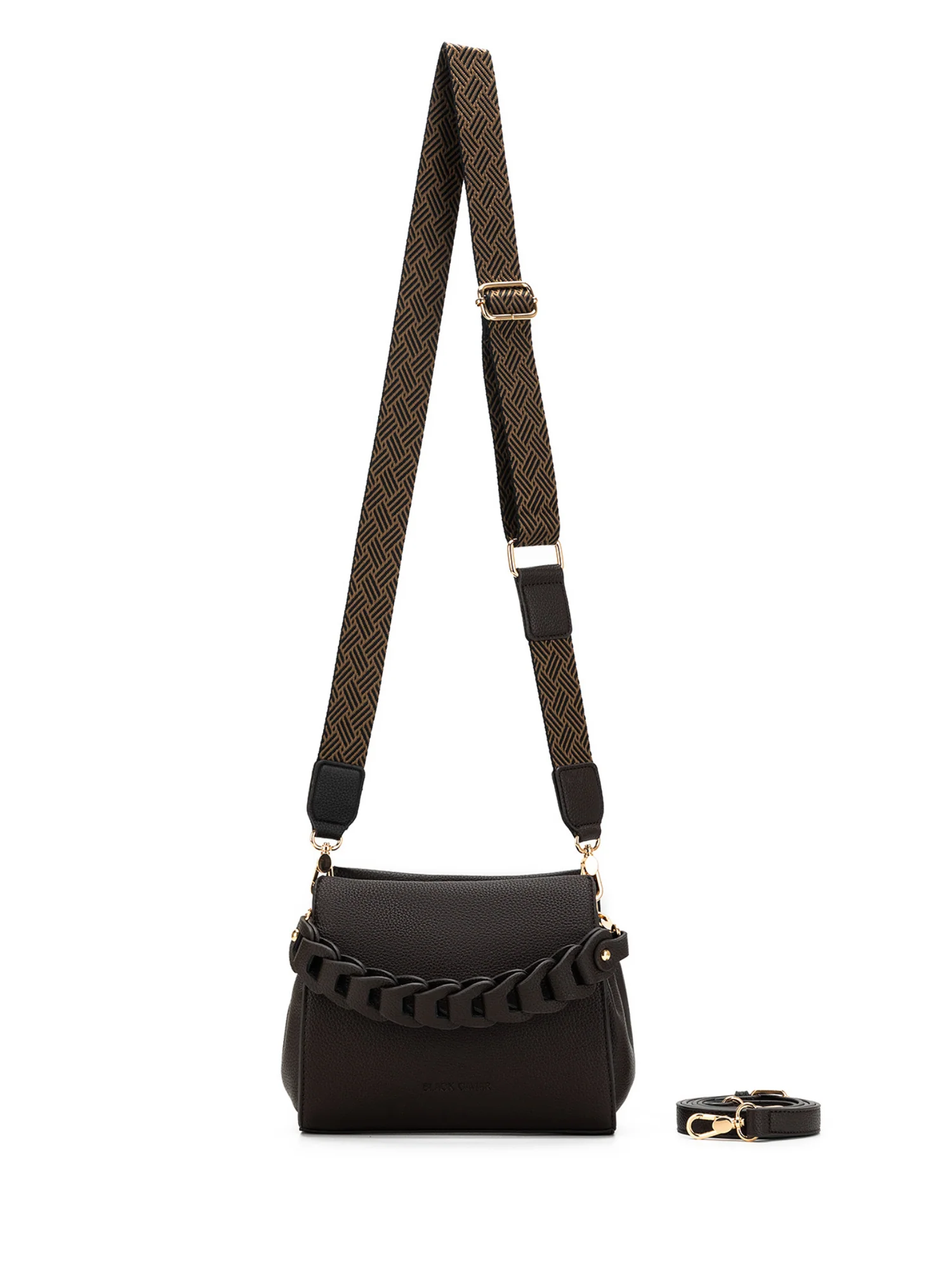 Lua Plait 3 Compartment Handbag - Coco