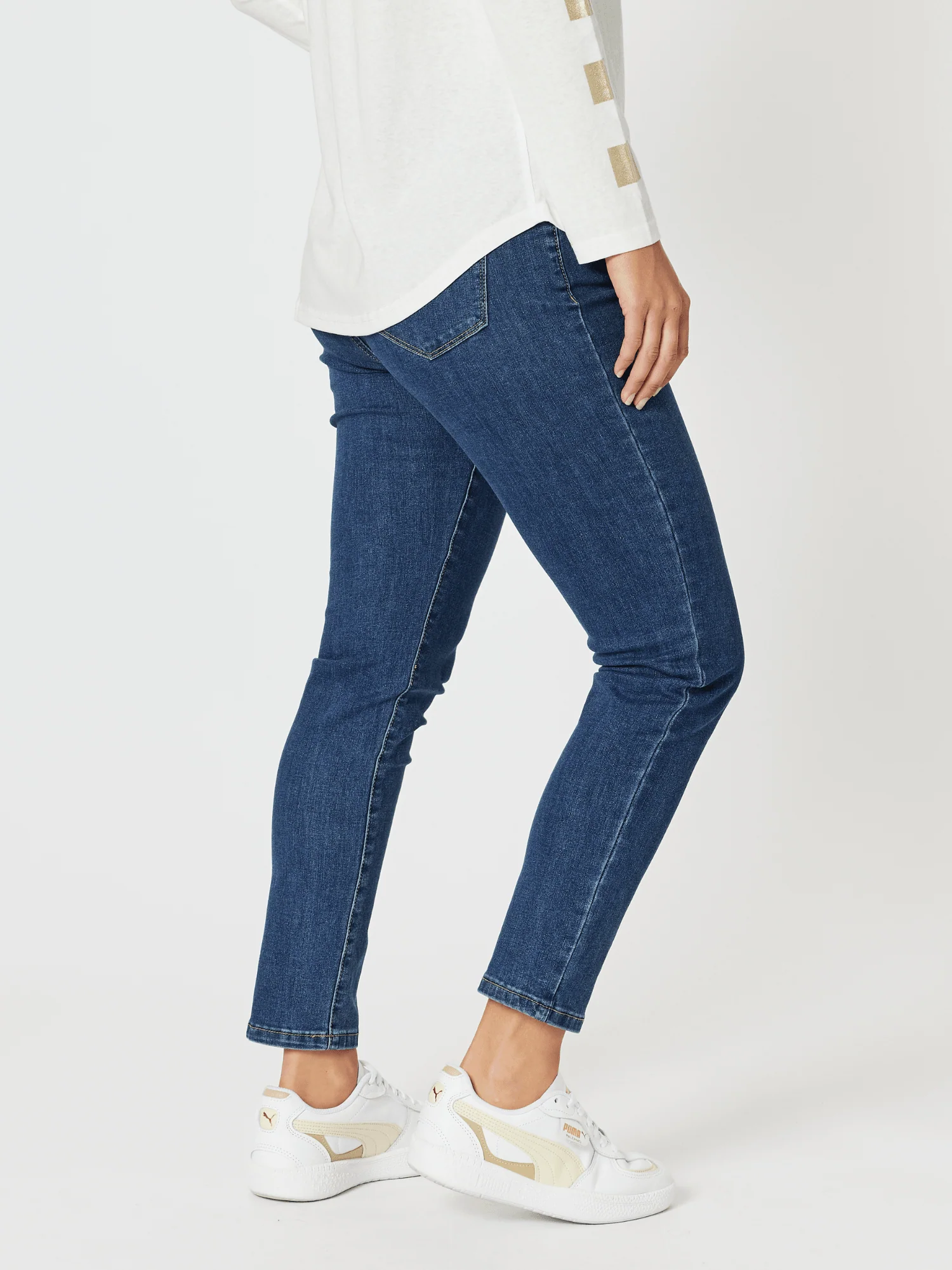 Chicago Slim Leg Jean - Dark Denim