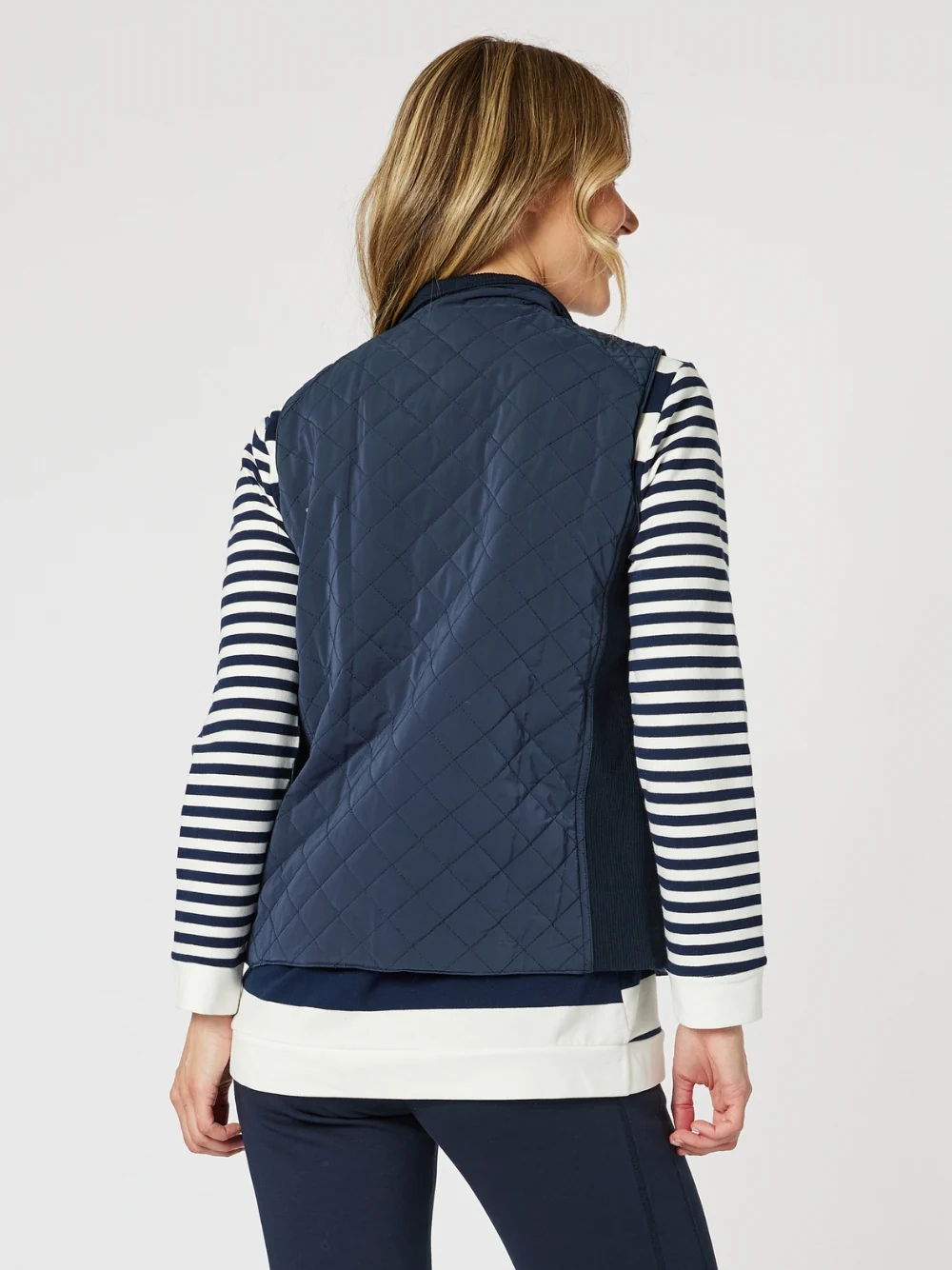 Brighton Puffer Vest - Navy