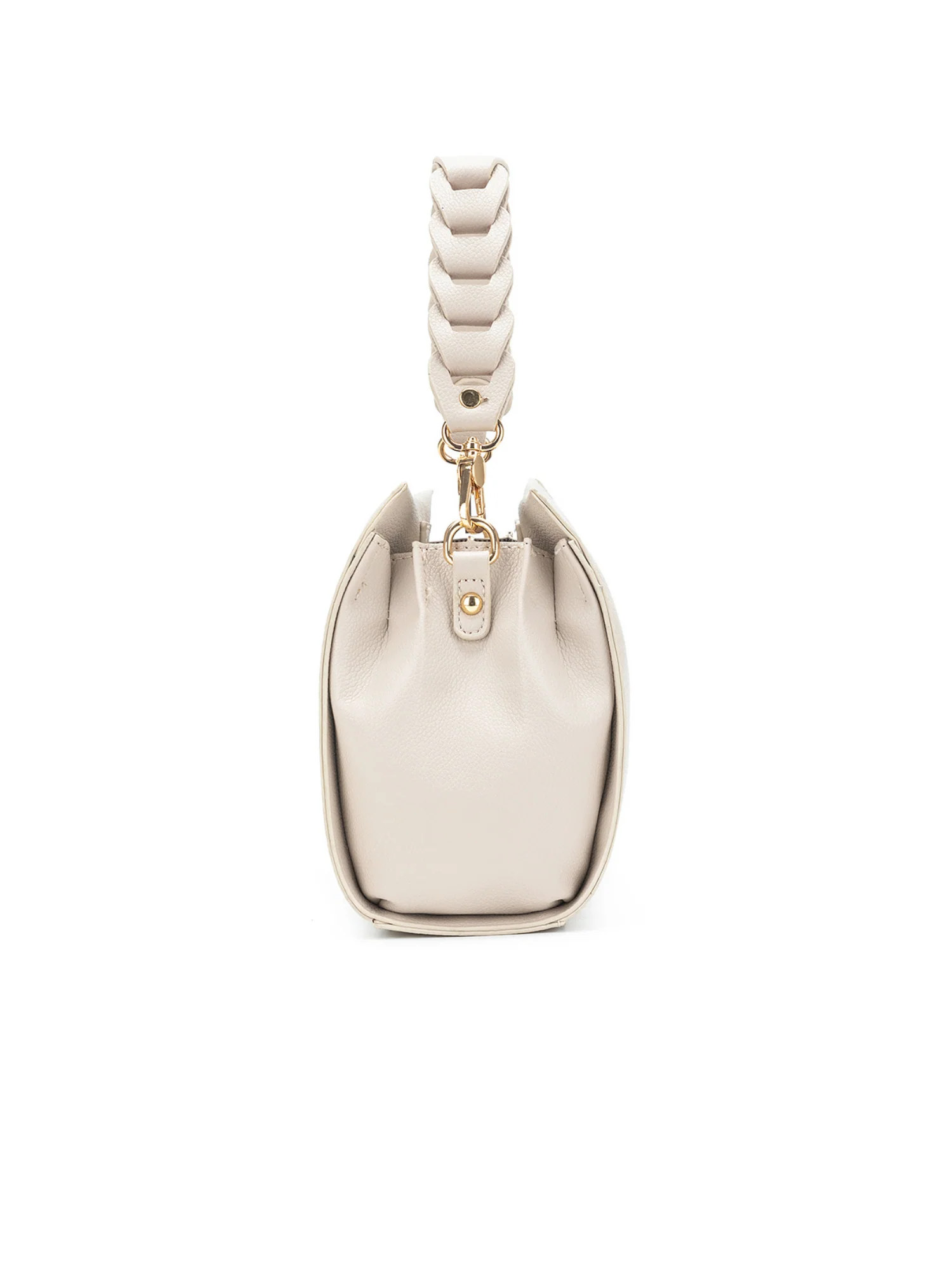 Lua Plait 3 Compartment Handbag - Oatmeal