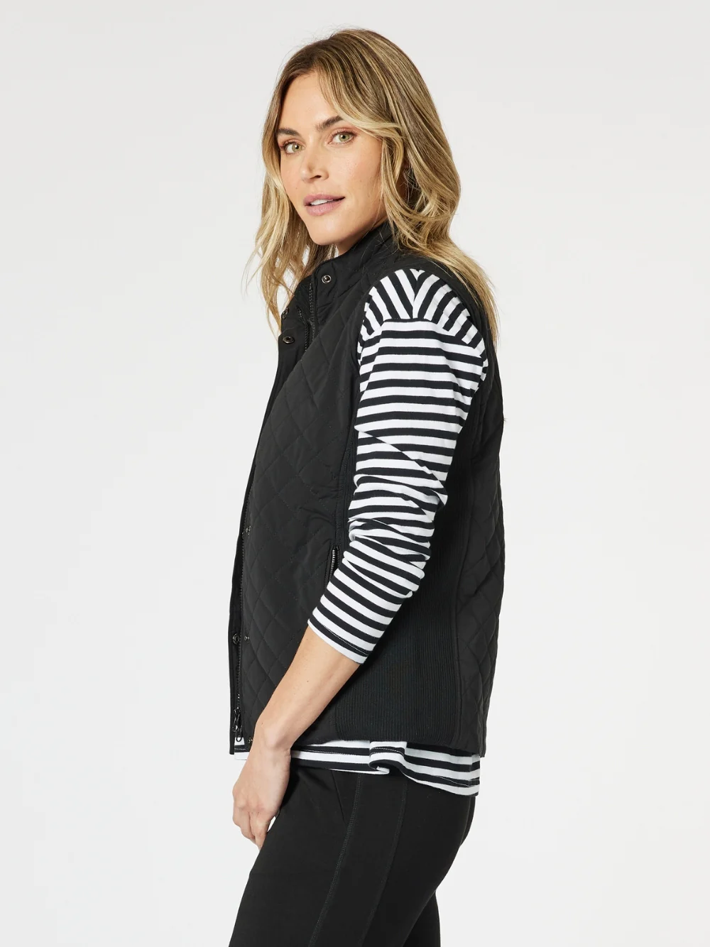 Brighton Puffer Vest - Black