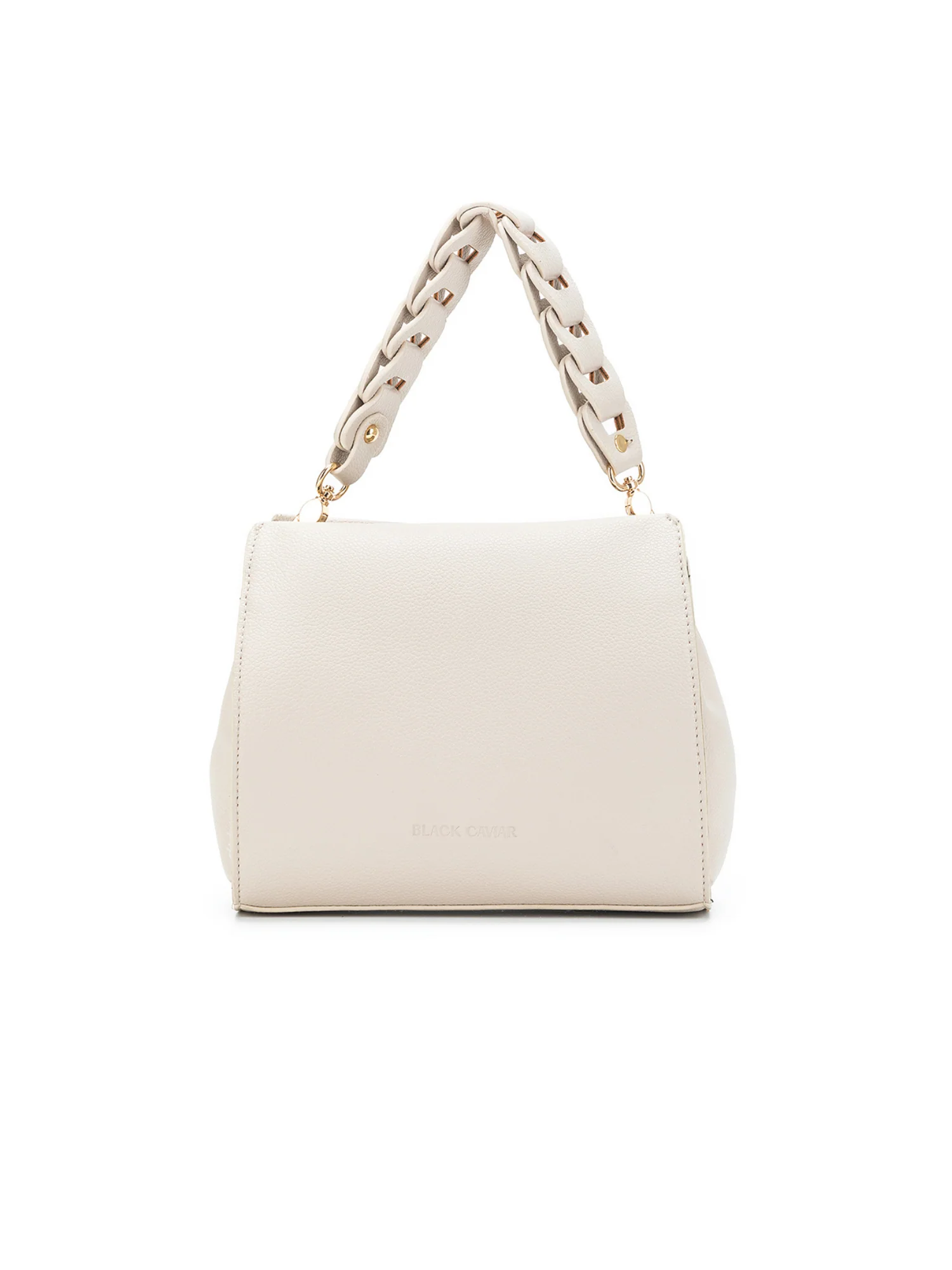 Lua Plait 3 Compartment Handbag - Oatmeal