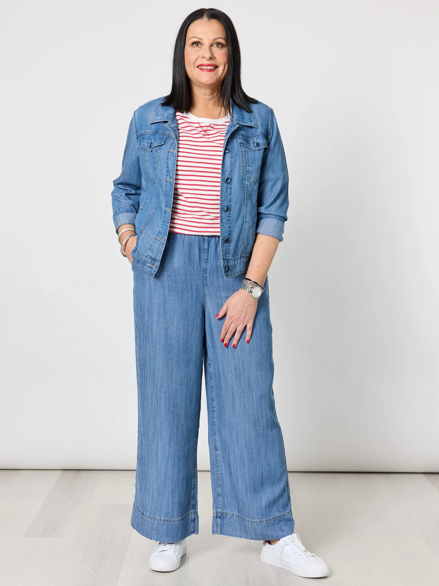 Sandie Denim Jacket - Denim