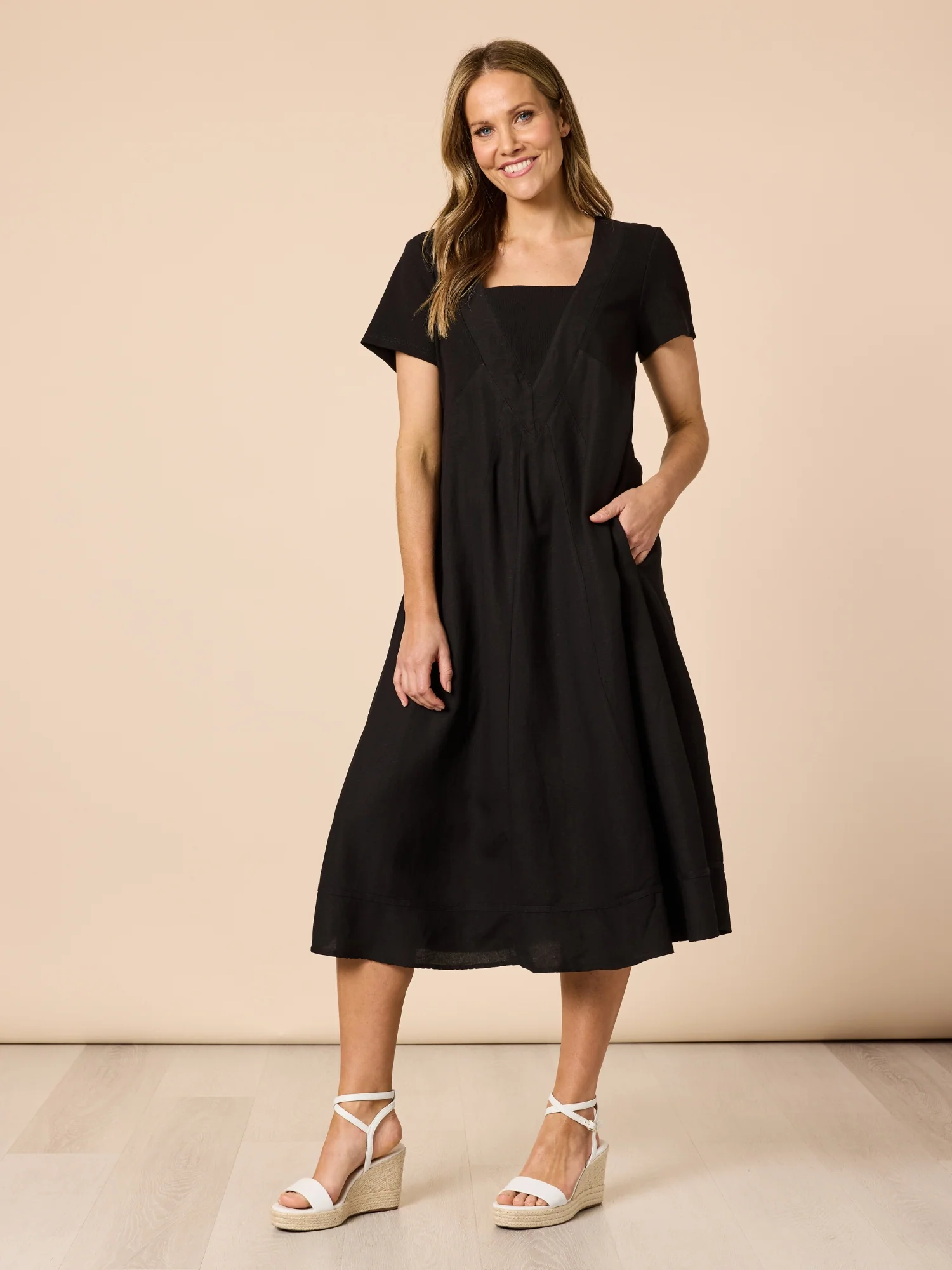 Lino Le Marais Dress - Black