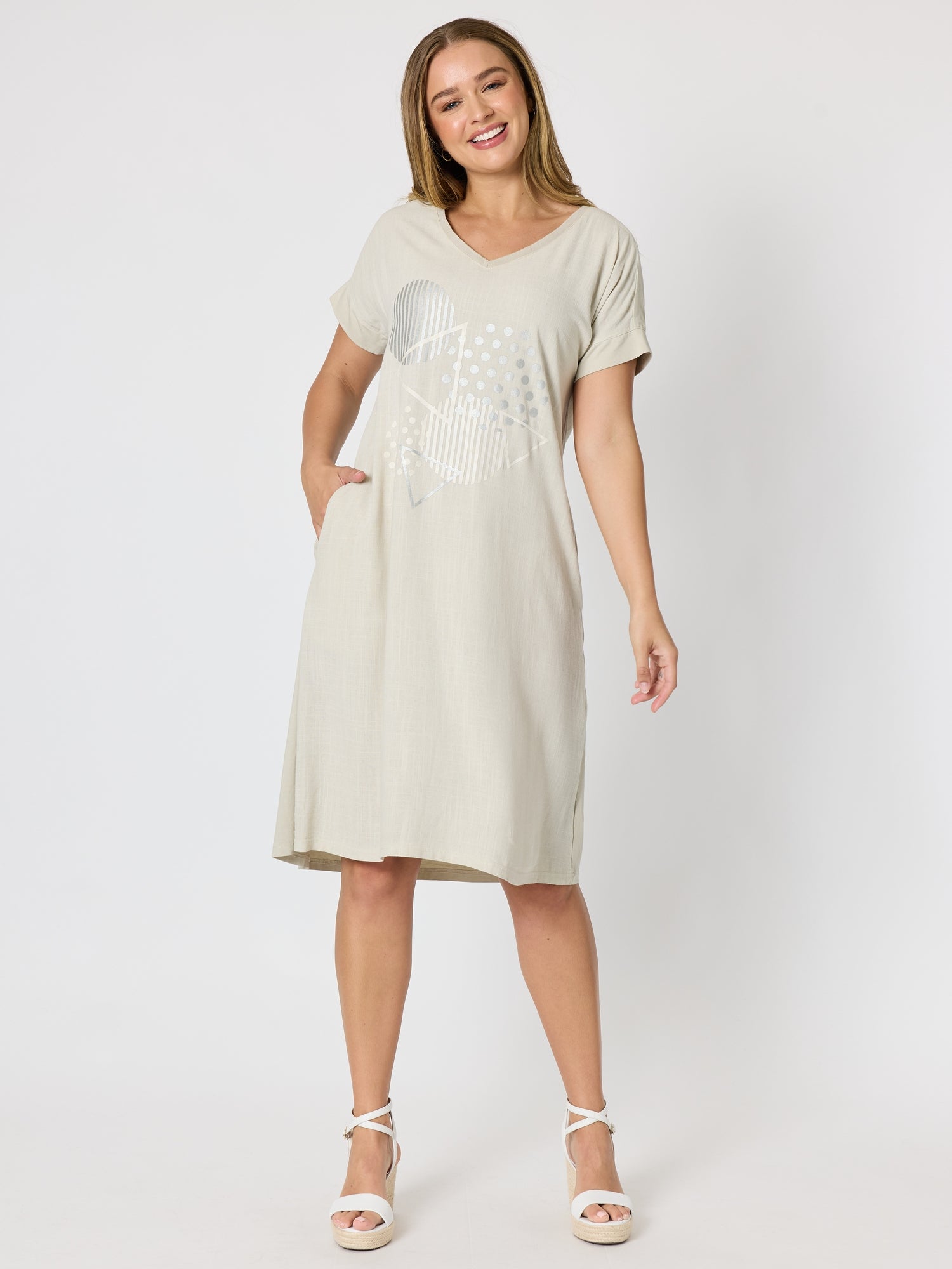 The Elements Dress - Natural