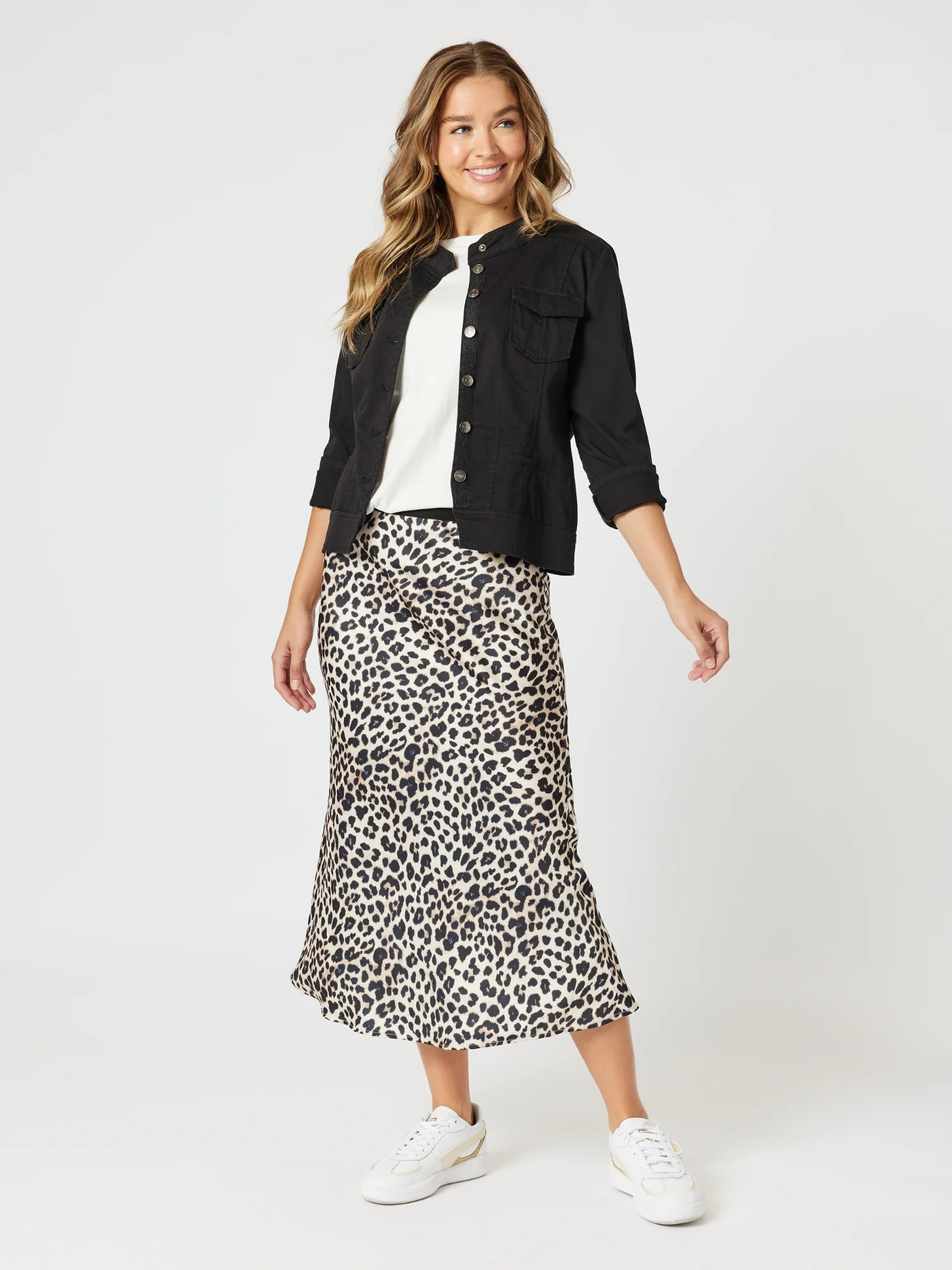 Maggie Denim Jacket - Black