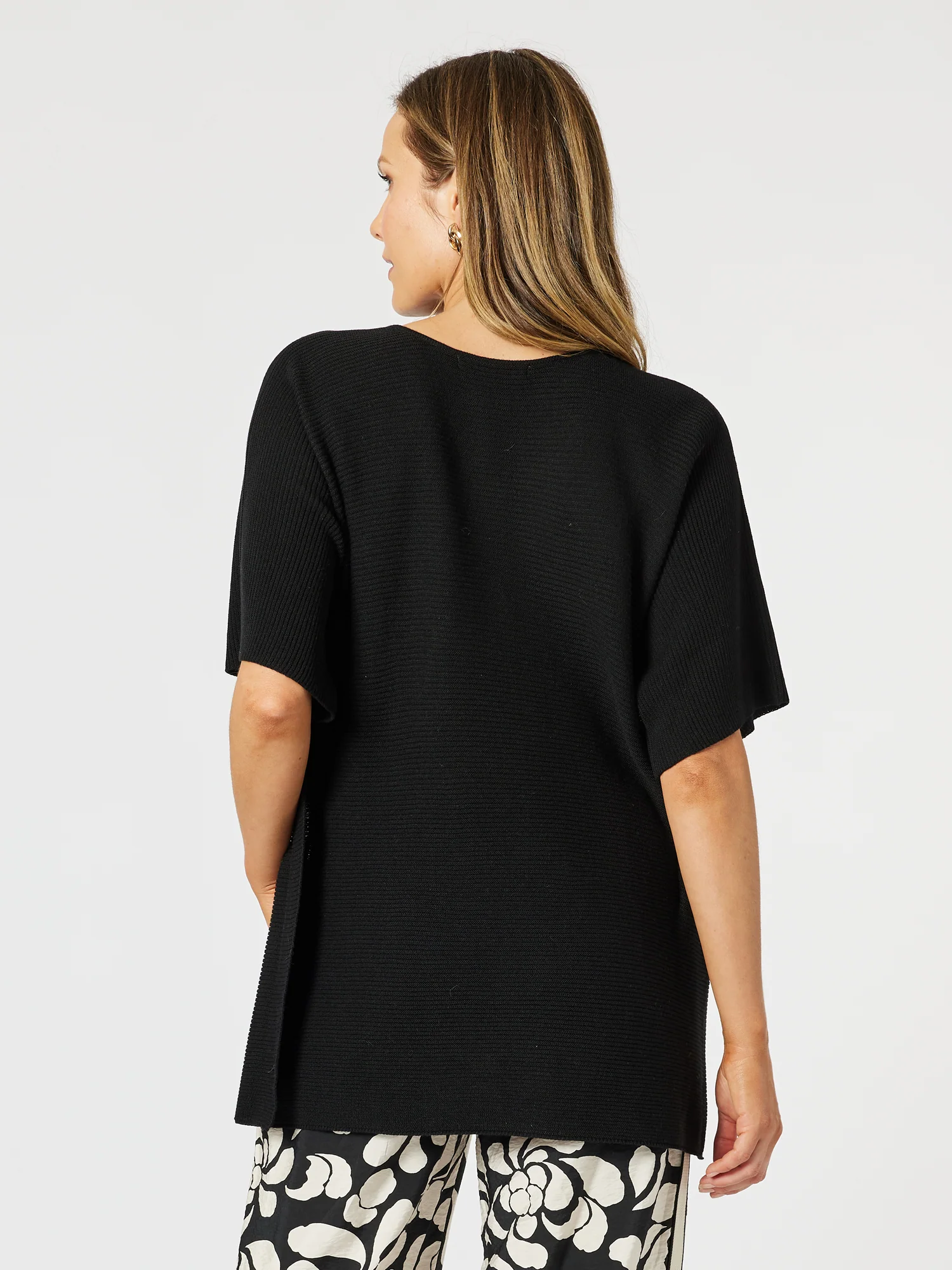 Relax Rib Knit - Black