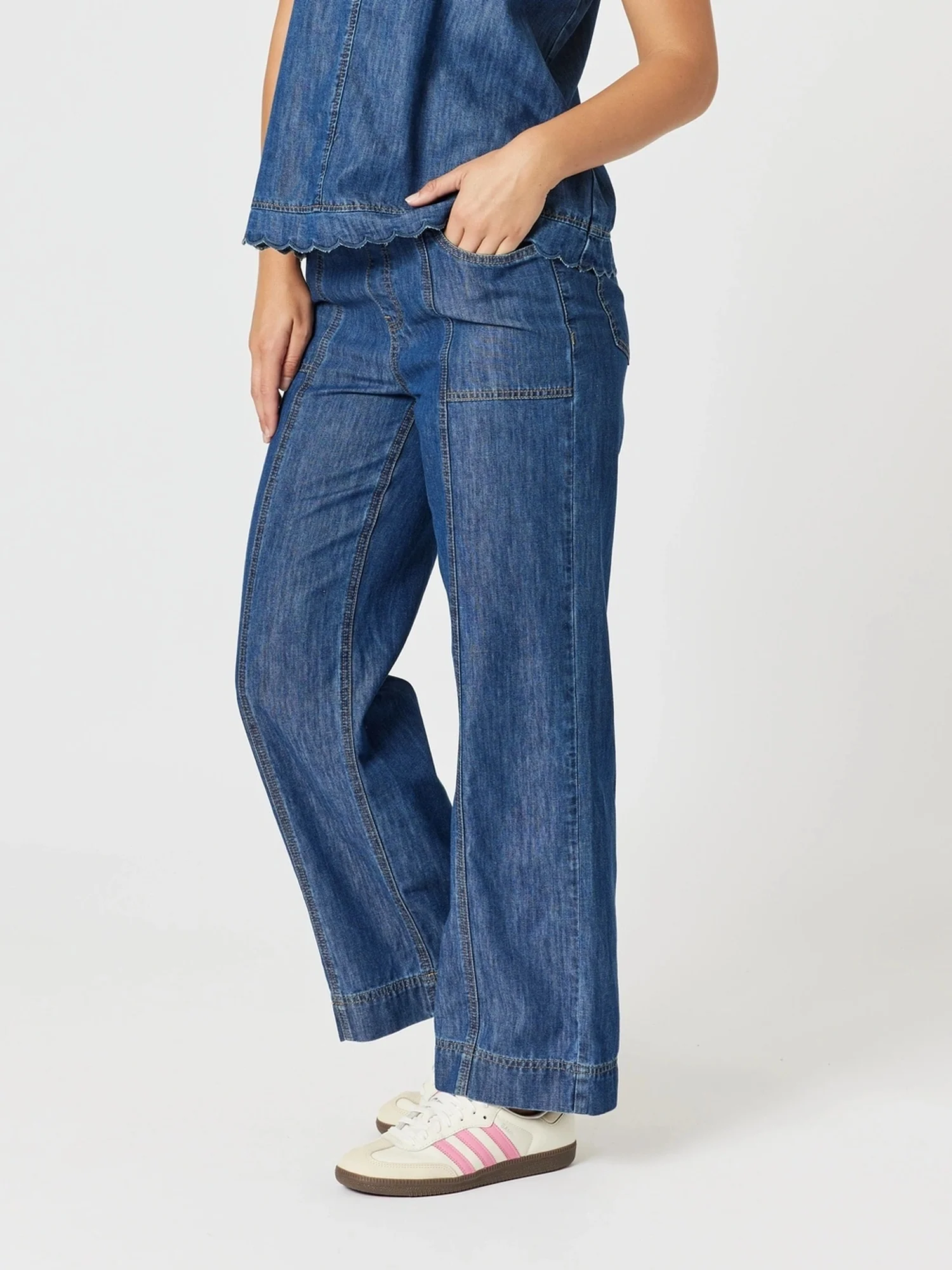 Charli Straight Leg Denim Jean - Denim
