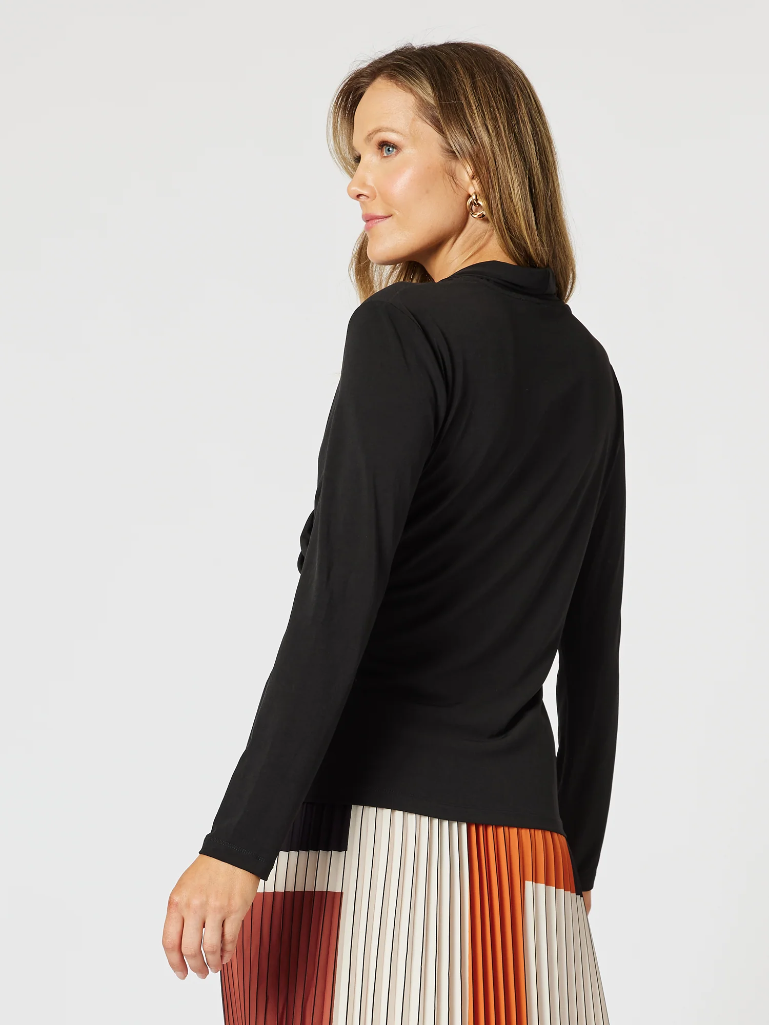 Opera Cross Front Top - Black