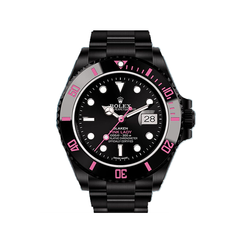 Rolex Submariner 40mm Men’s PINKLADY Black Dial Watch