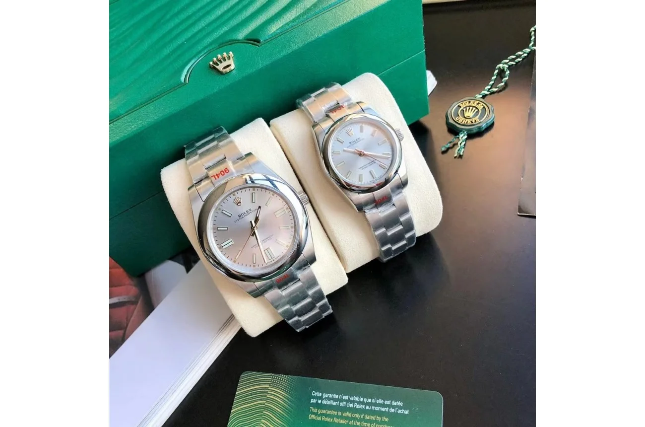 Couple Watches Rolex Oyster Perpetual 31/41mm SS/SS Sliver/Stk