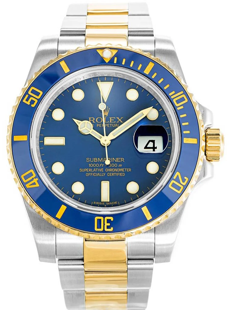 Superclone Rolex Submariner 40mm Blue Dial 116613LB  Bluesy
