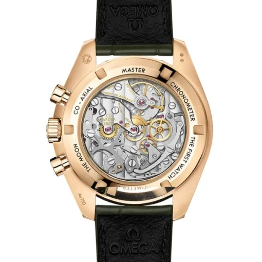 Omega Speedmaster Men Automatic Green Leather Watch O31063425010001