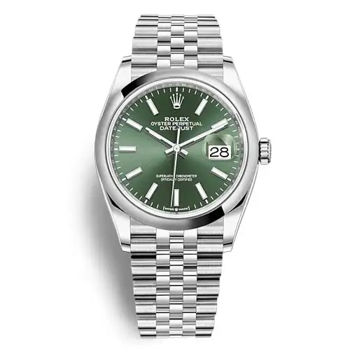 Rolex Datejust 126200 36mm Mint green