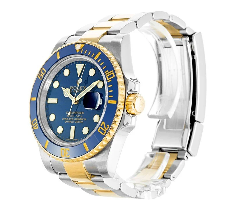 Superclone Rolex Submariner 40mm Blue Dial 116613LB  Bluesy