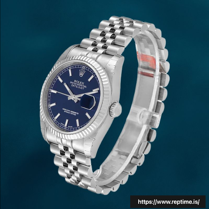 Rolex Datejust 116234BLSJ Men’s 36mm Watch Silver-tone