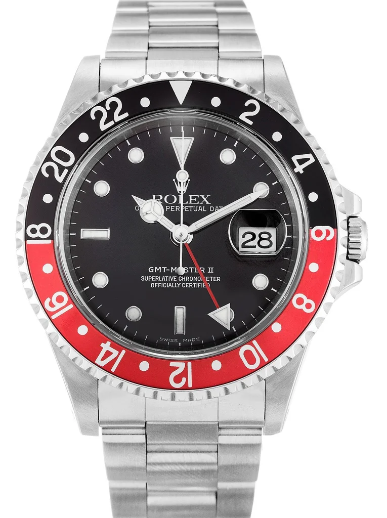 Rolex GMT-Master II 40mm Black Dial 16710  Coke