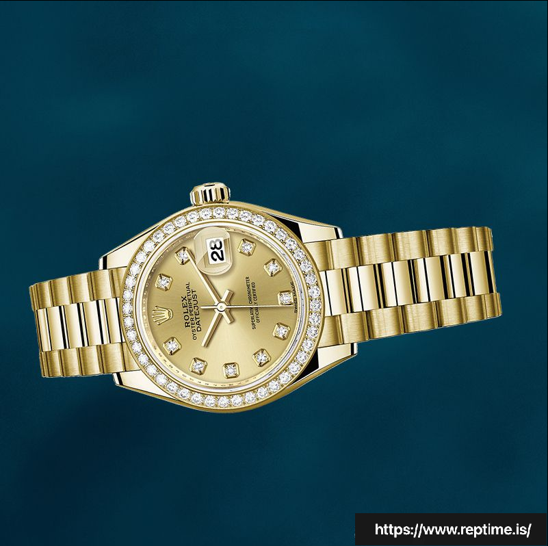 Rolex Datejust 28mm m279138rbr-0023 Ladies Watch Gold-tone