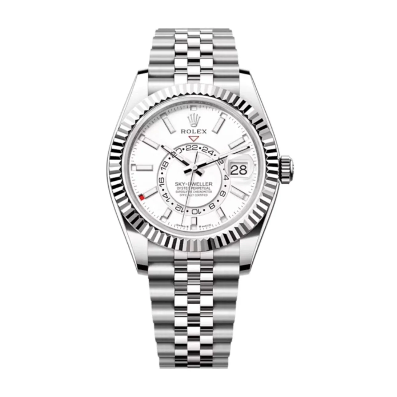 Superclone Rolex Sky-Dweller 42 mm Intense white Dial 336934 Jubilee