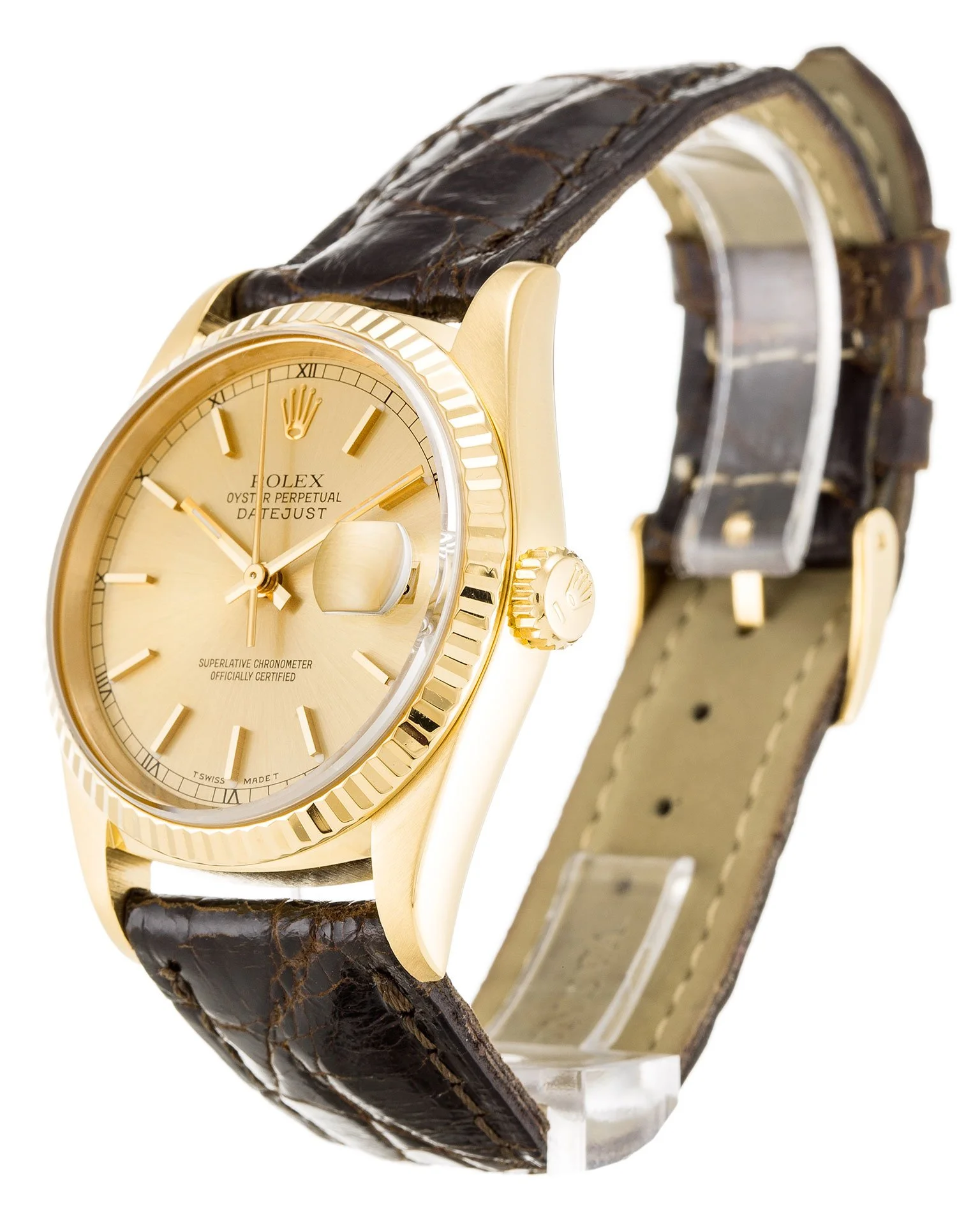 Rolex Datejust 36mm Champagne Dial 16238