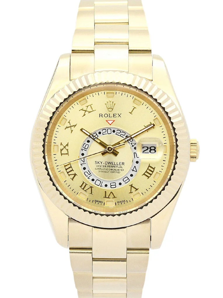 Rolex Sky-Dweller 42mm Champagne Dial 326938